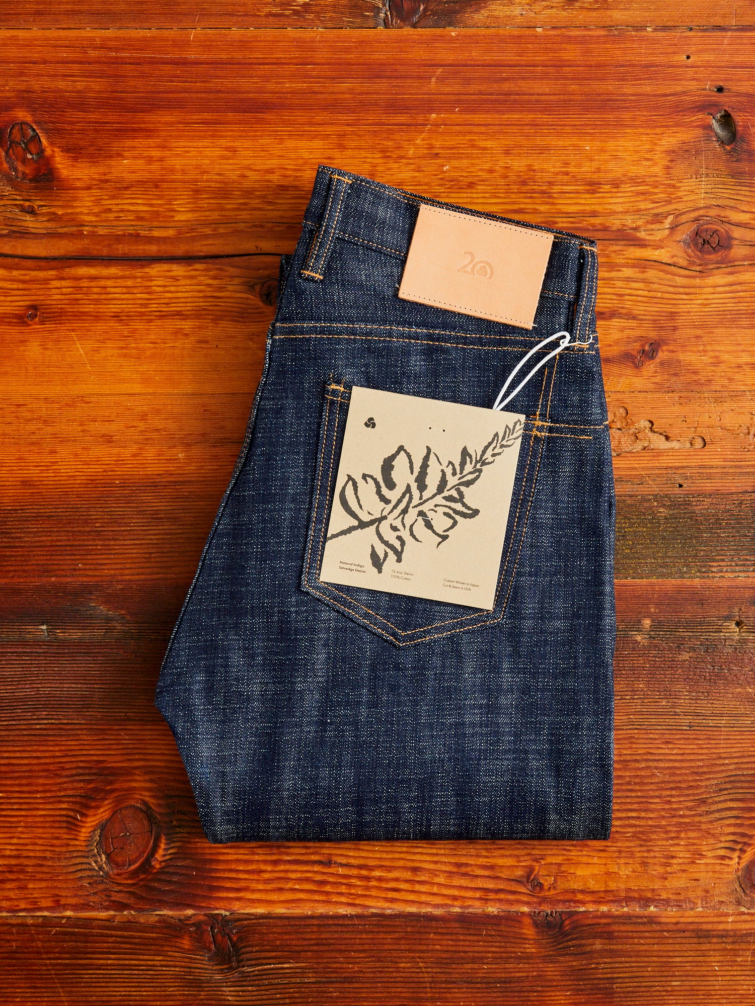 CT-102xn "Natural Indigo" 15.4oz Selvedge Denim - Classic Tapered Fit - Image 2