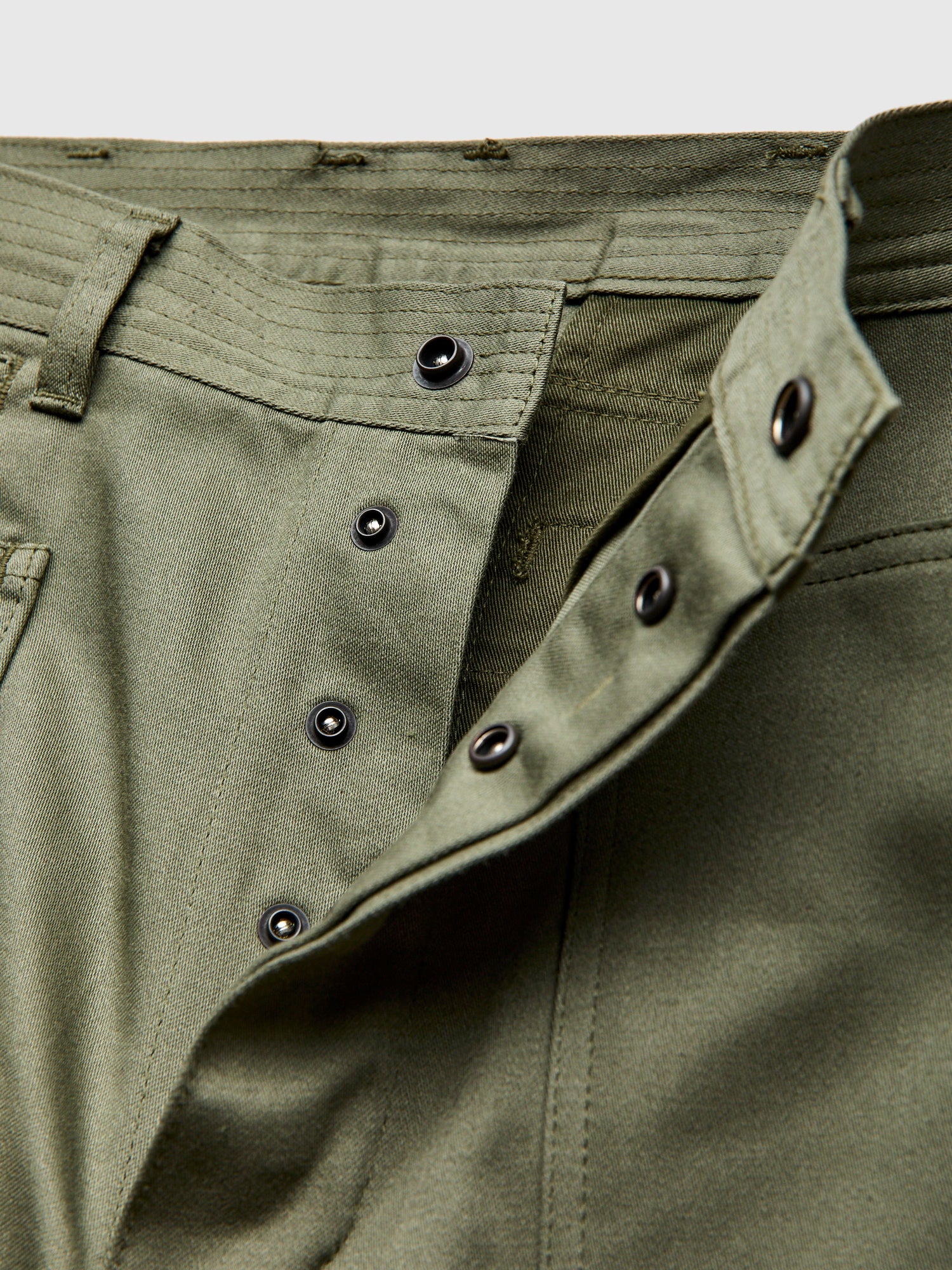 Cultivator Pants in Olive Satin Back - Image 7