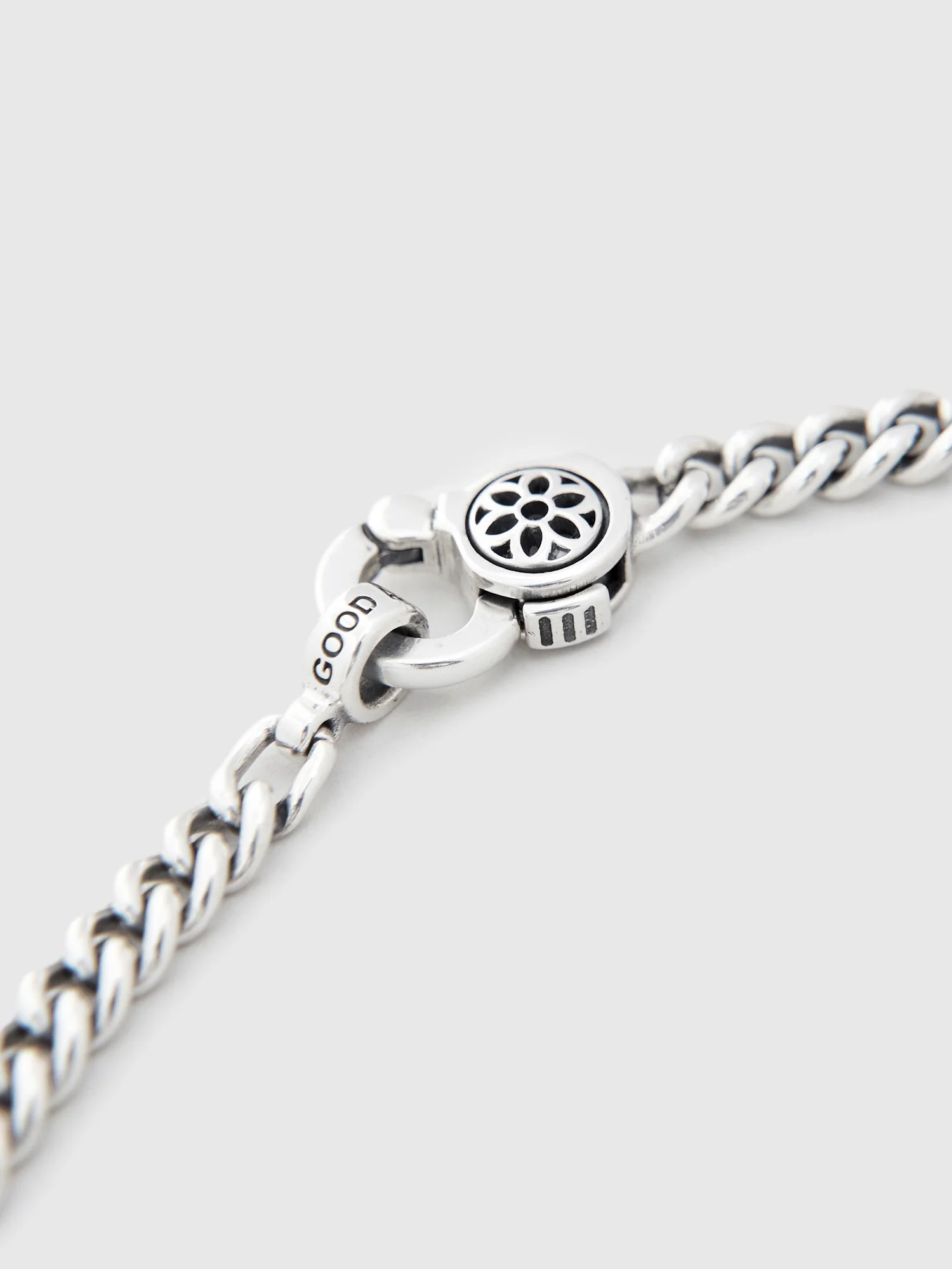 Curb Chain Necklace Size AA in Sterling Silver - Image 4