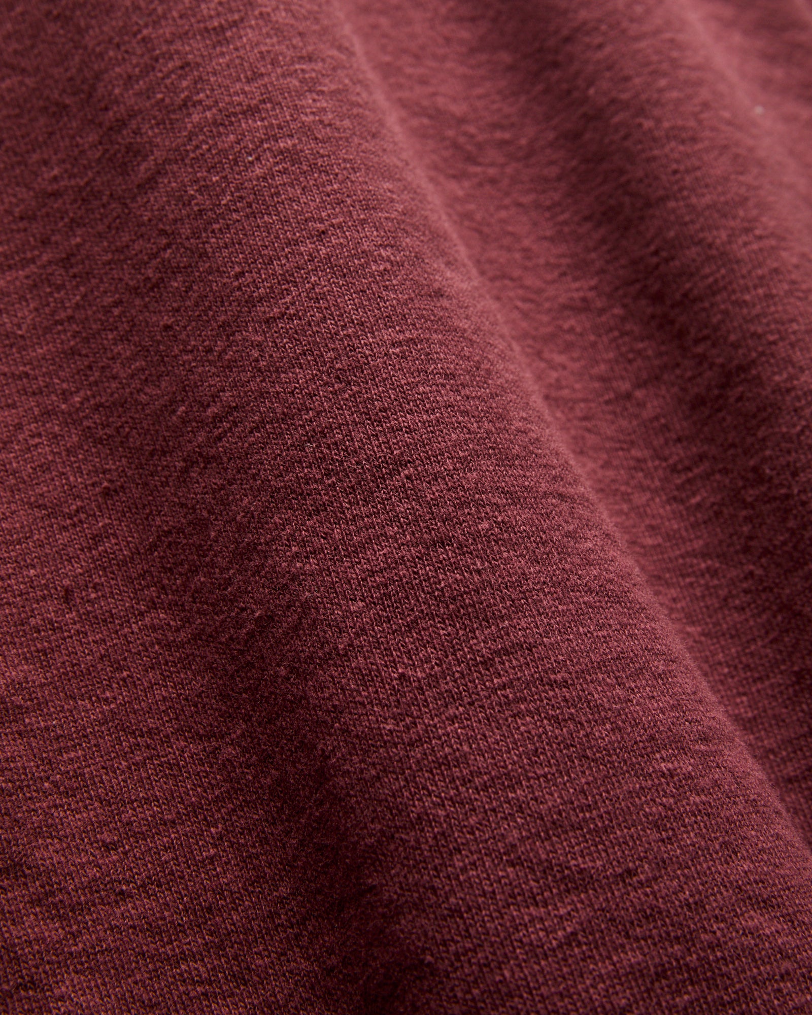 Cut Off Sleeve Sweatshirt in Bordeaux - Image 2
