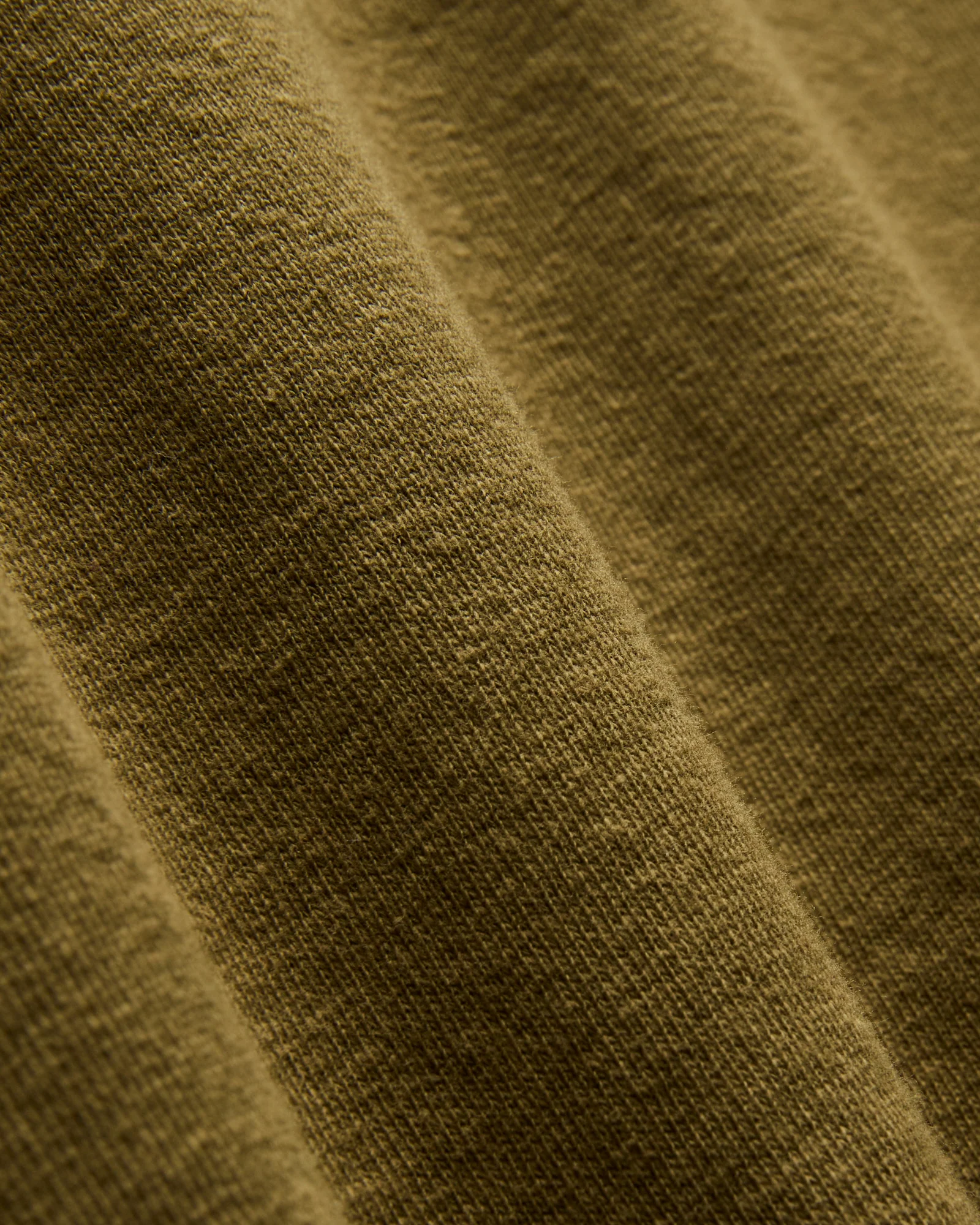 Cut Off Sleeve Sweatshirt in Khaki - Image 2