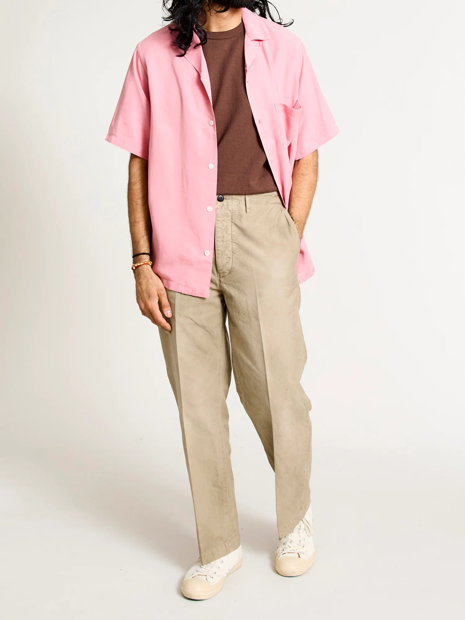 Damaged Field Chino Pants in Beige - Image 14