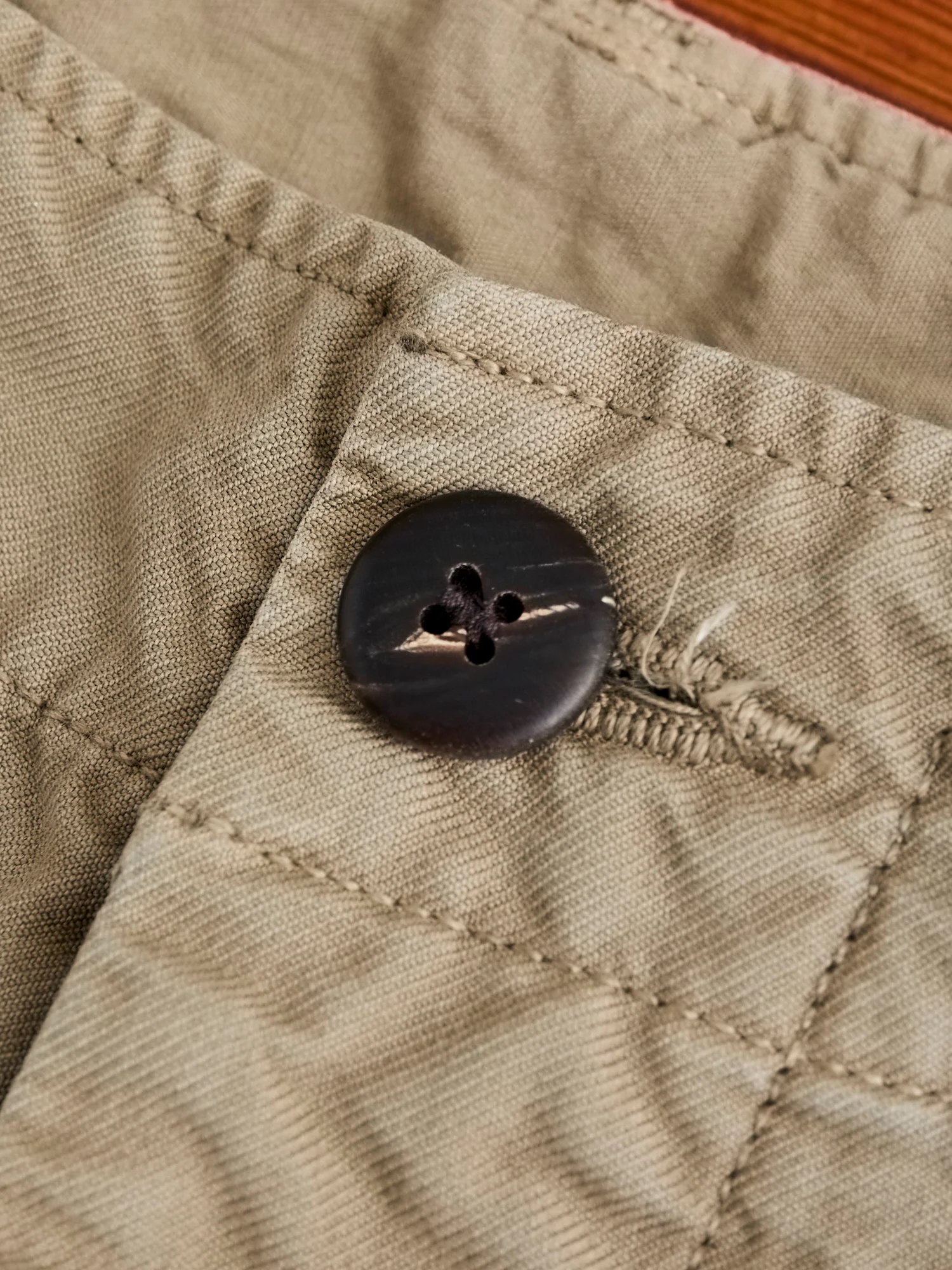 Damaged Field Chino Pants in Beige - Image 6
