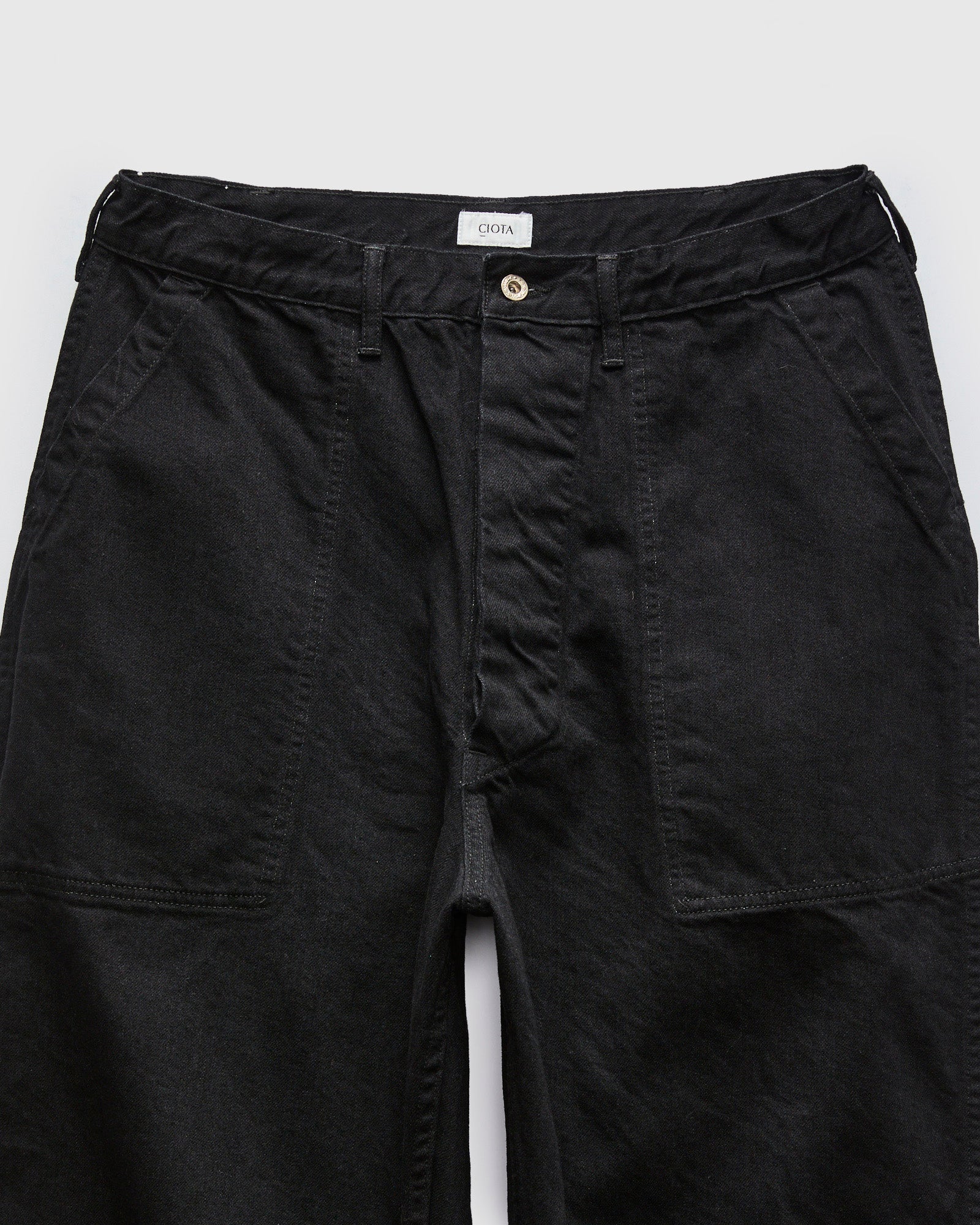 Denim Baker Pants in Rinse Black - Image 4