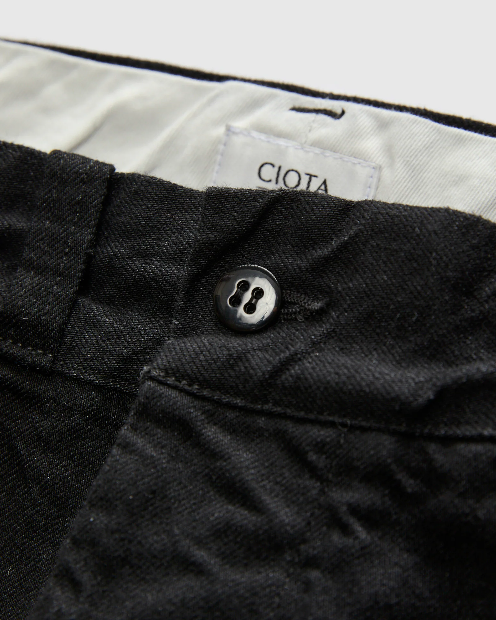 Denim Slacks in Rinse Black - Image 6