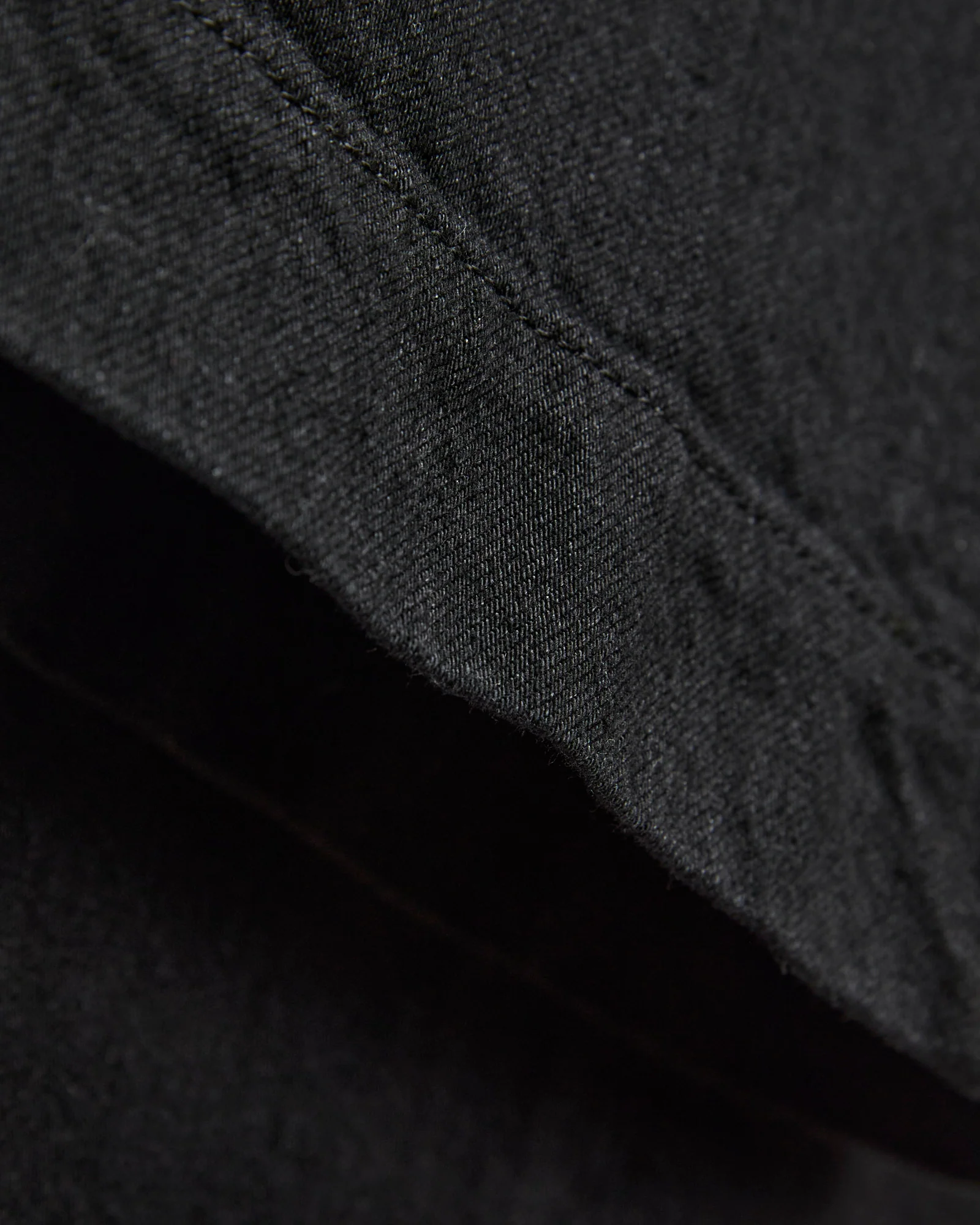 Denim Slacks in Rinse Black - Image 8