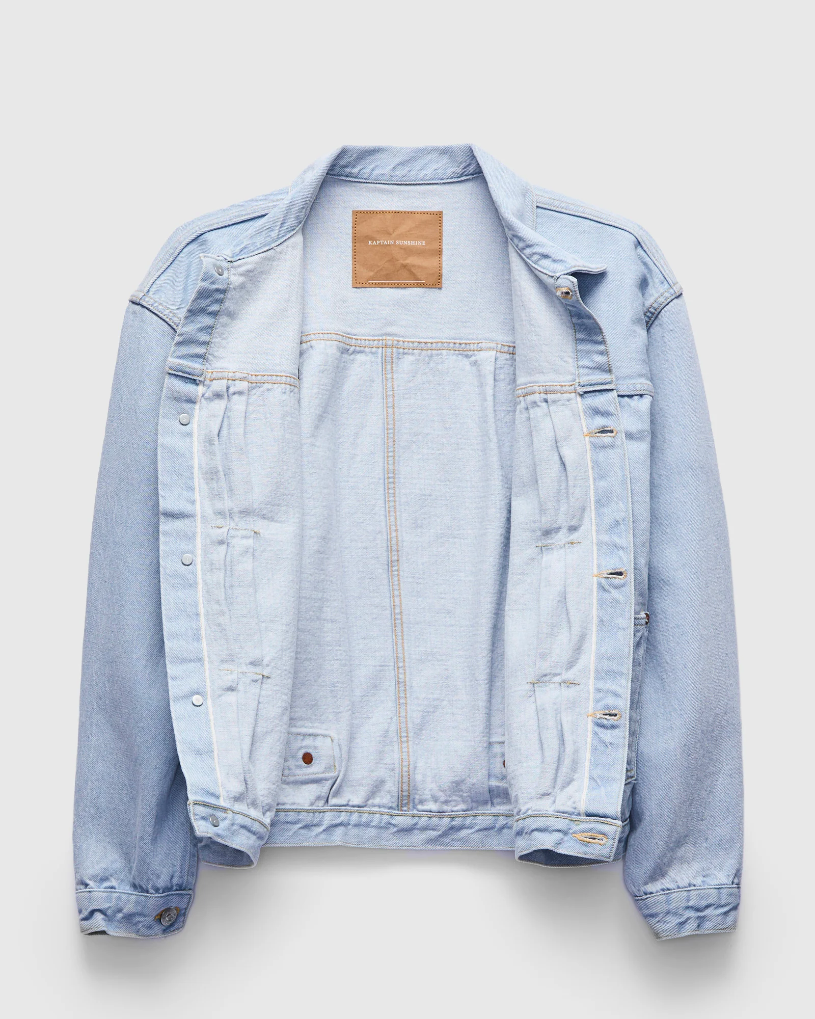 Denim Tracker 1P Jacket in Indigo Ice Wash - Image 4