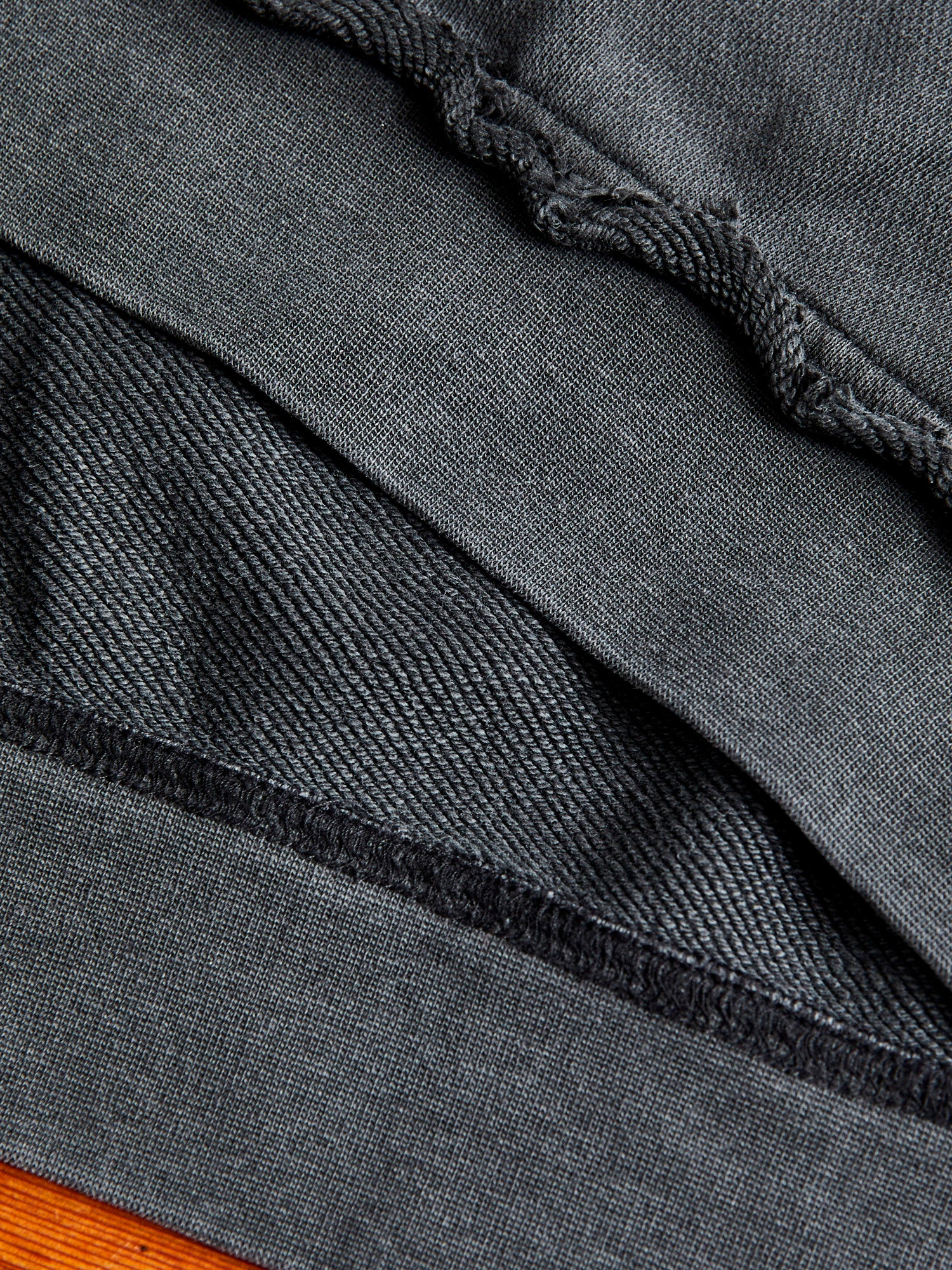 Destroyed Sweat Shirt in Black - Image 5