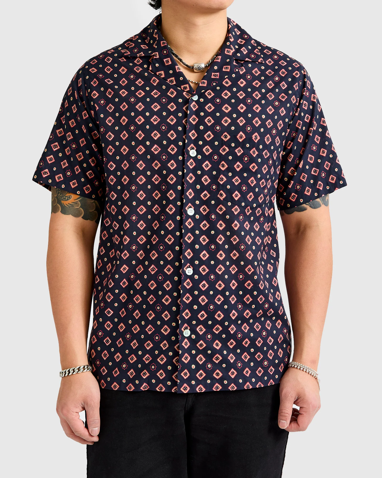 Dice Shirt in Royal - Image 2