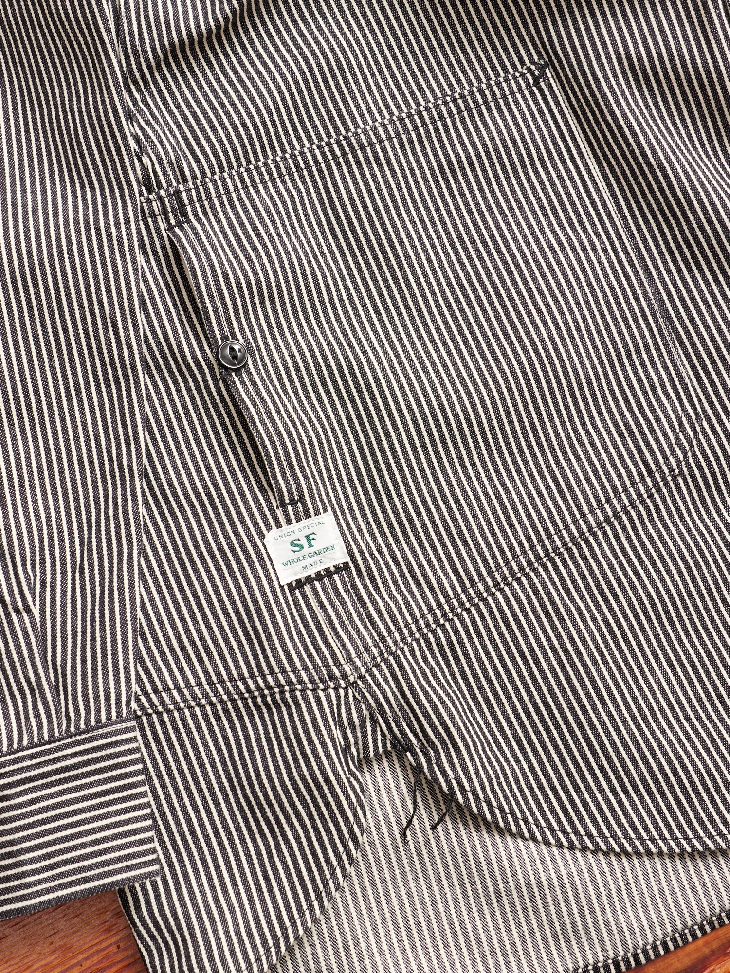Diggin Shirt in 8oz Hickory Stripe - Image 9