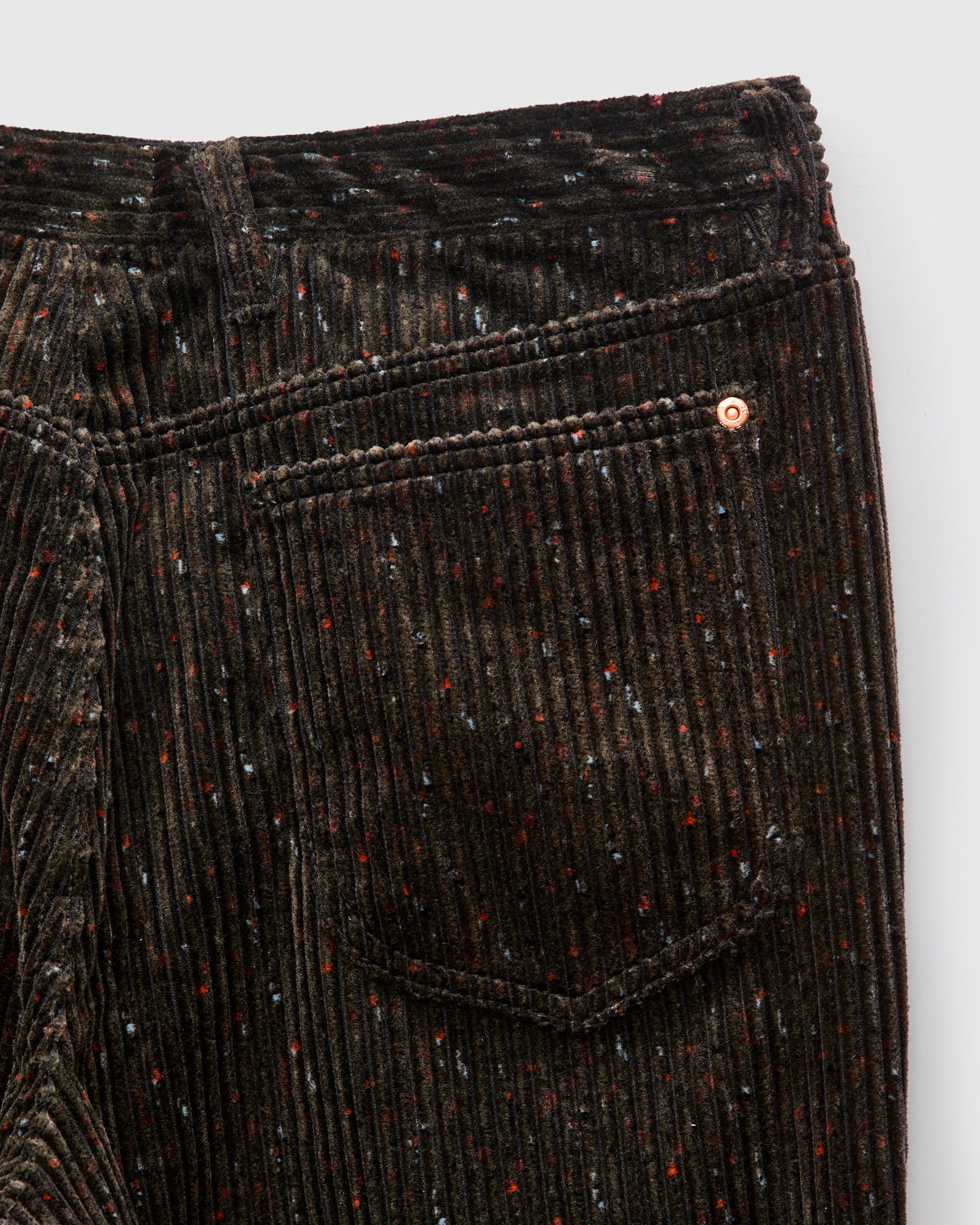 Donegal Corduroy Five Pocket Trousers in Night Sky - Image 4