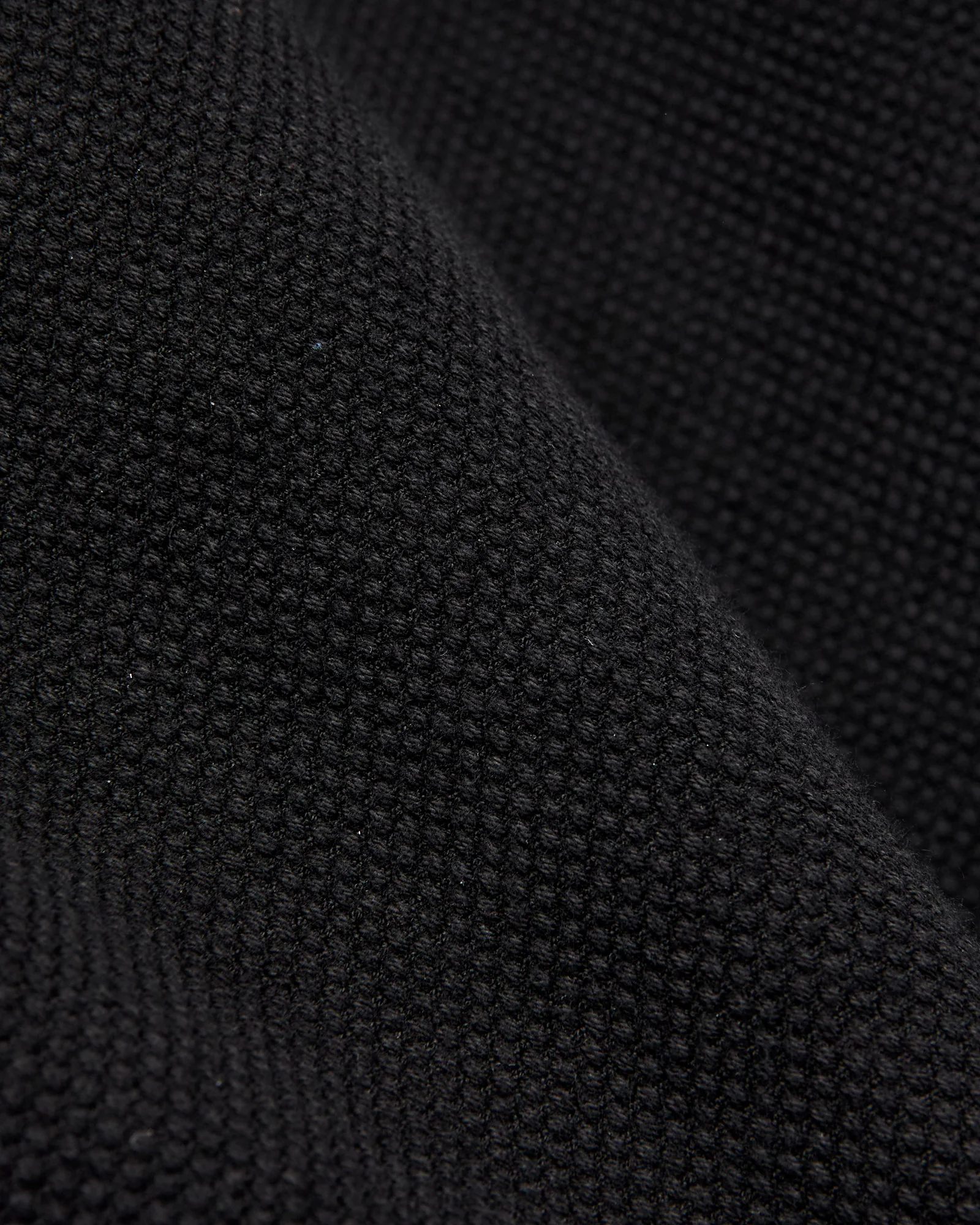 Double Cloth Sashiko Tailored Jacket in Black - Image 8