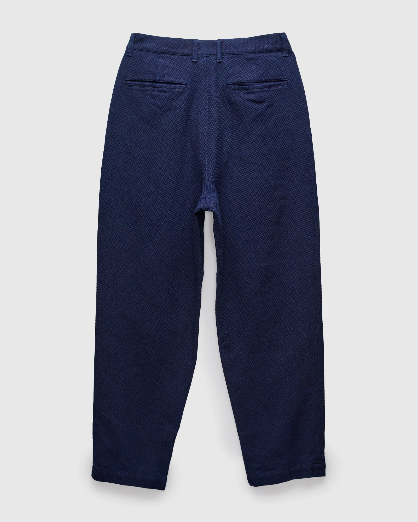 Double Cloth Sashiko Trousers in Hand Dyed Indigo - Image 2