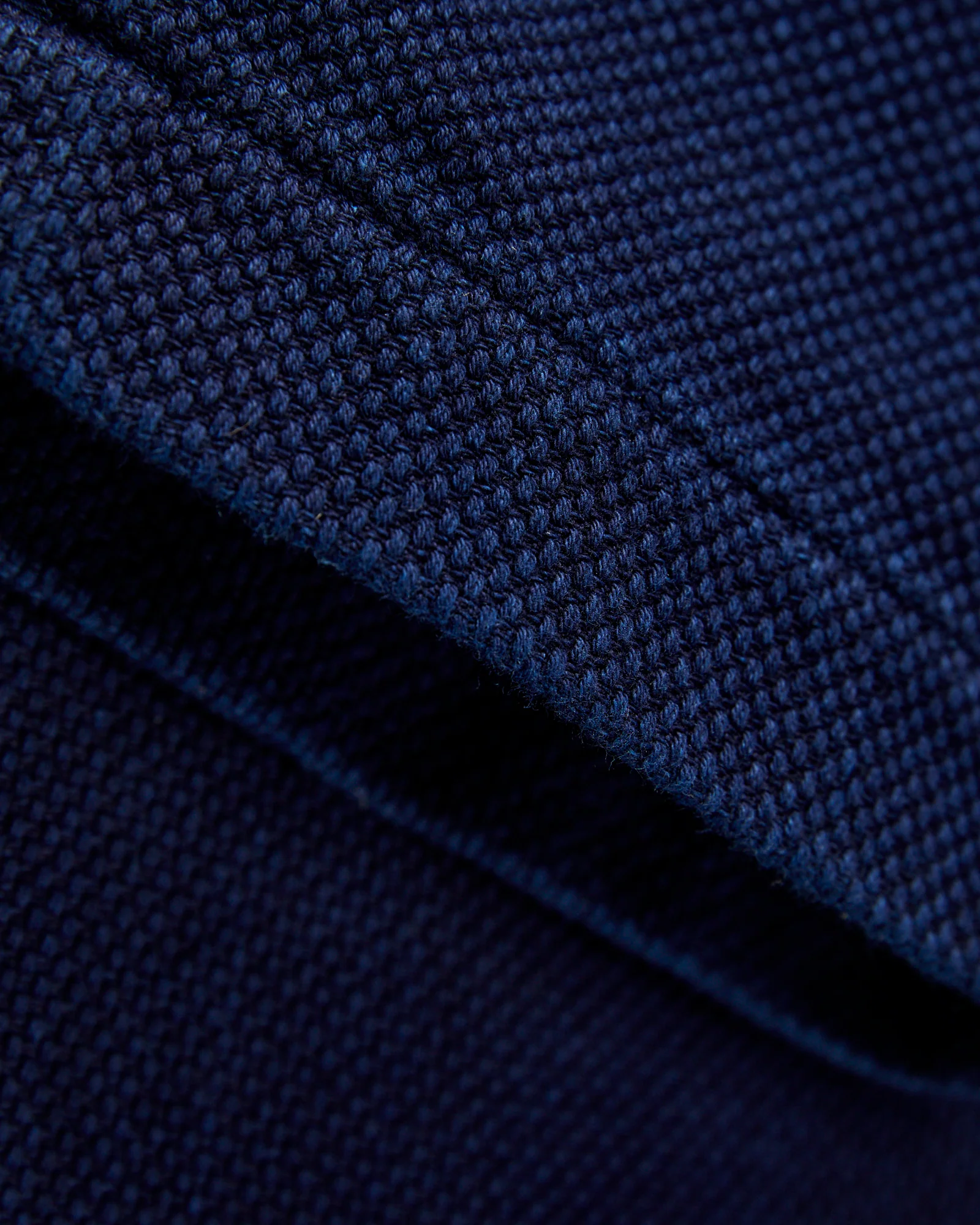 Double Cloth Sashiko Trousers in Hand Dyed Indigo - Image 7