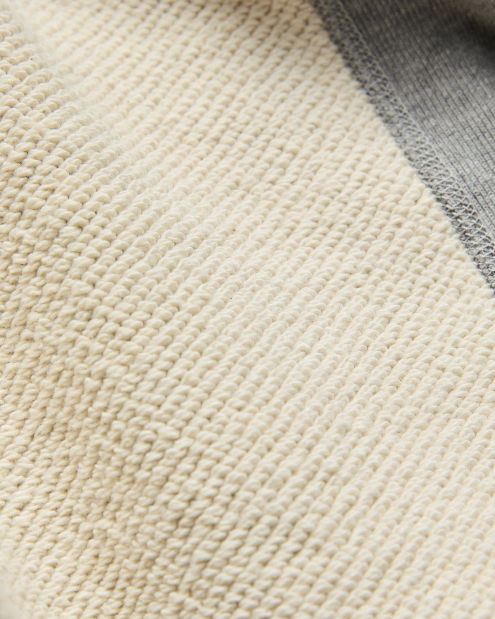Double Heavyweight French Terry 25.8oz Zip Hoodie in Heather Grey - Image 9