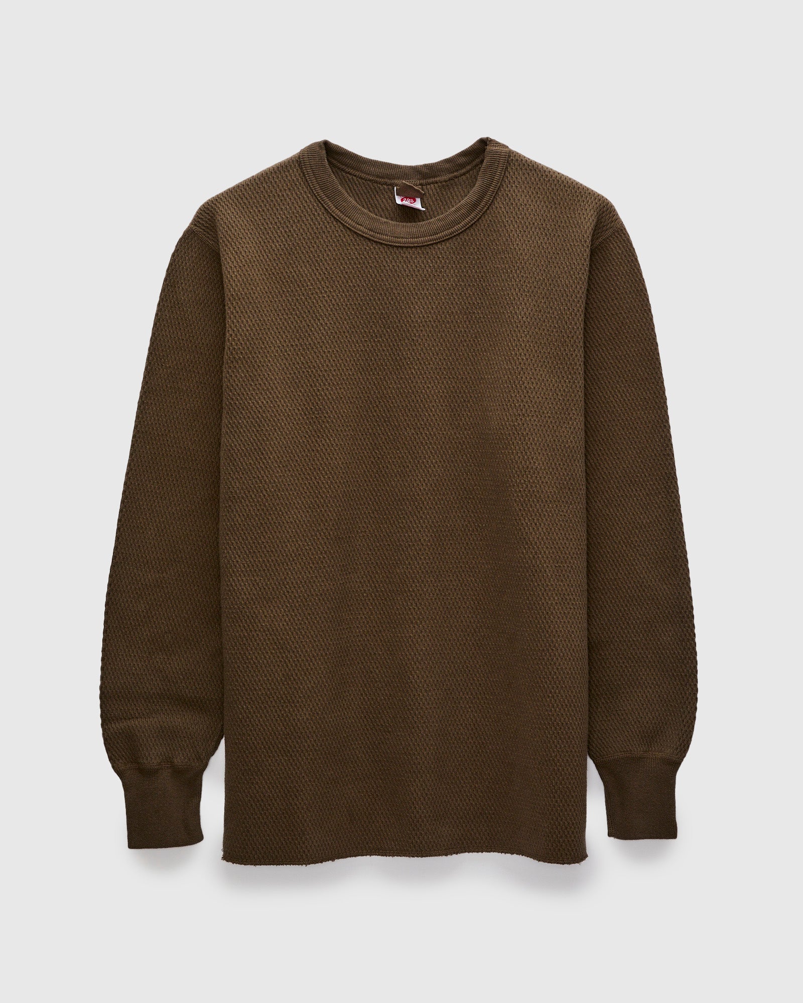 Double Honeycomb Thermal Shirt in Brown