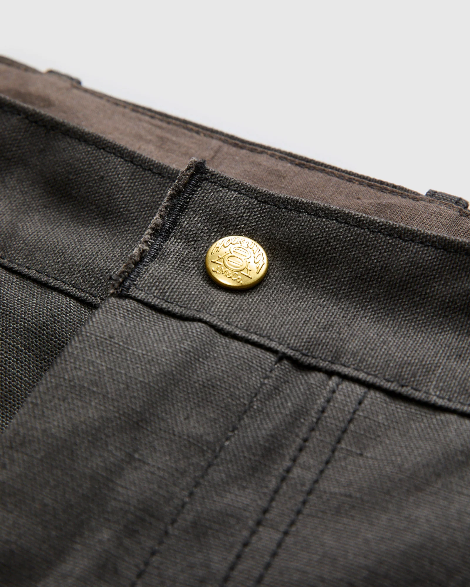 Double Knee Work Trousers in Charcoal - Image 6