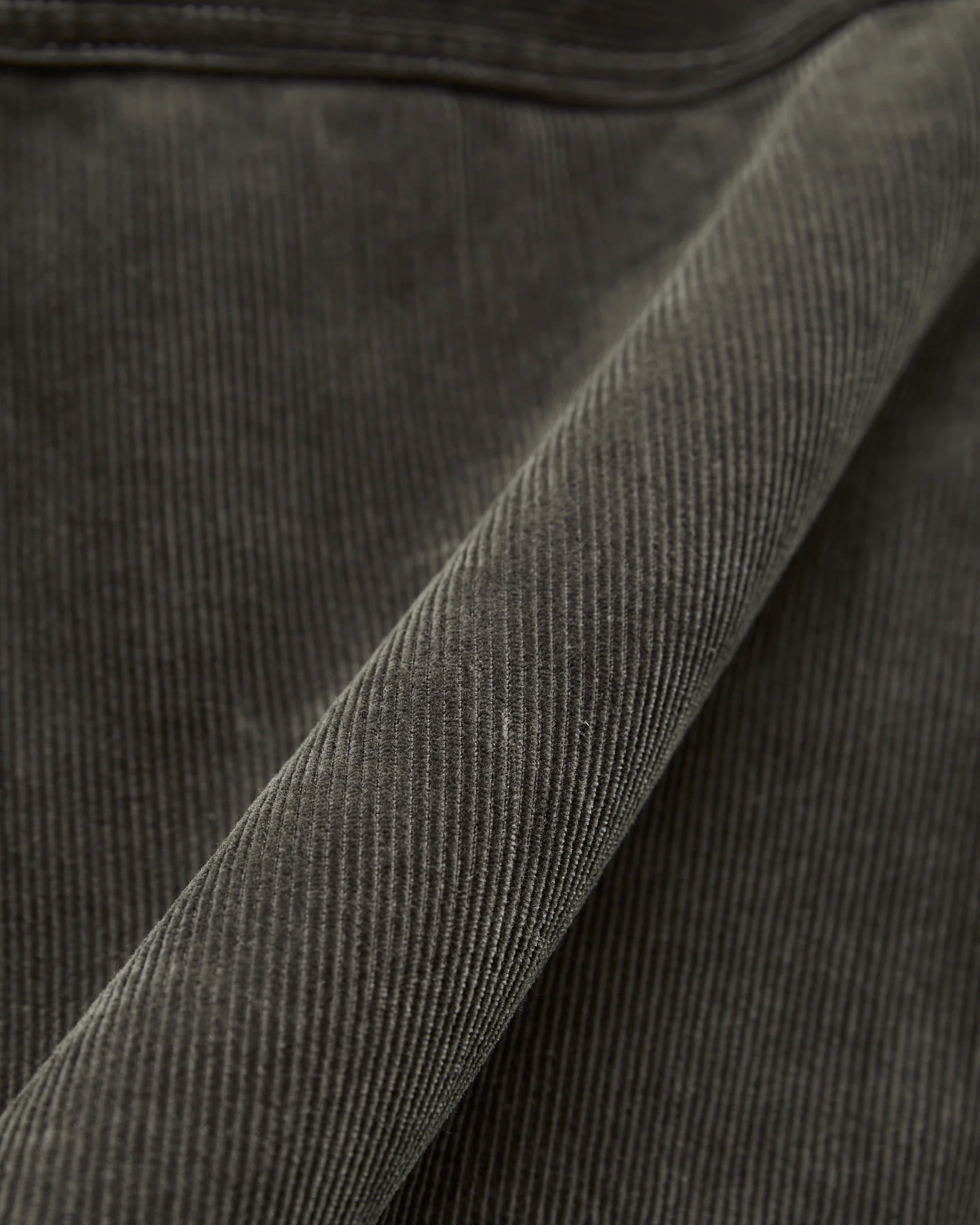 Double Pocket Corduroy Jacket in Charcoal Grey - Image 9