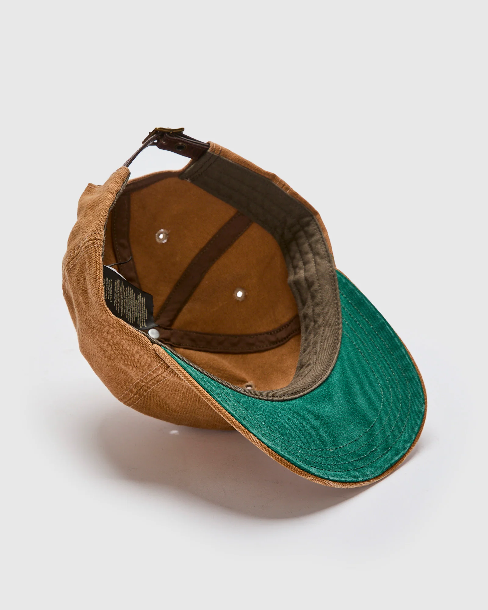 Double RL & Co. Canvas Sportsman Cap in Tan - Image 4