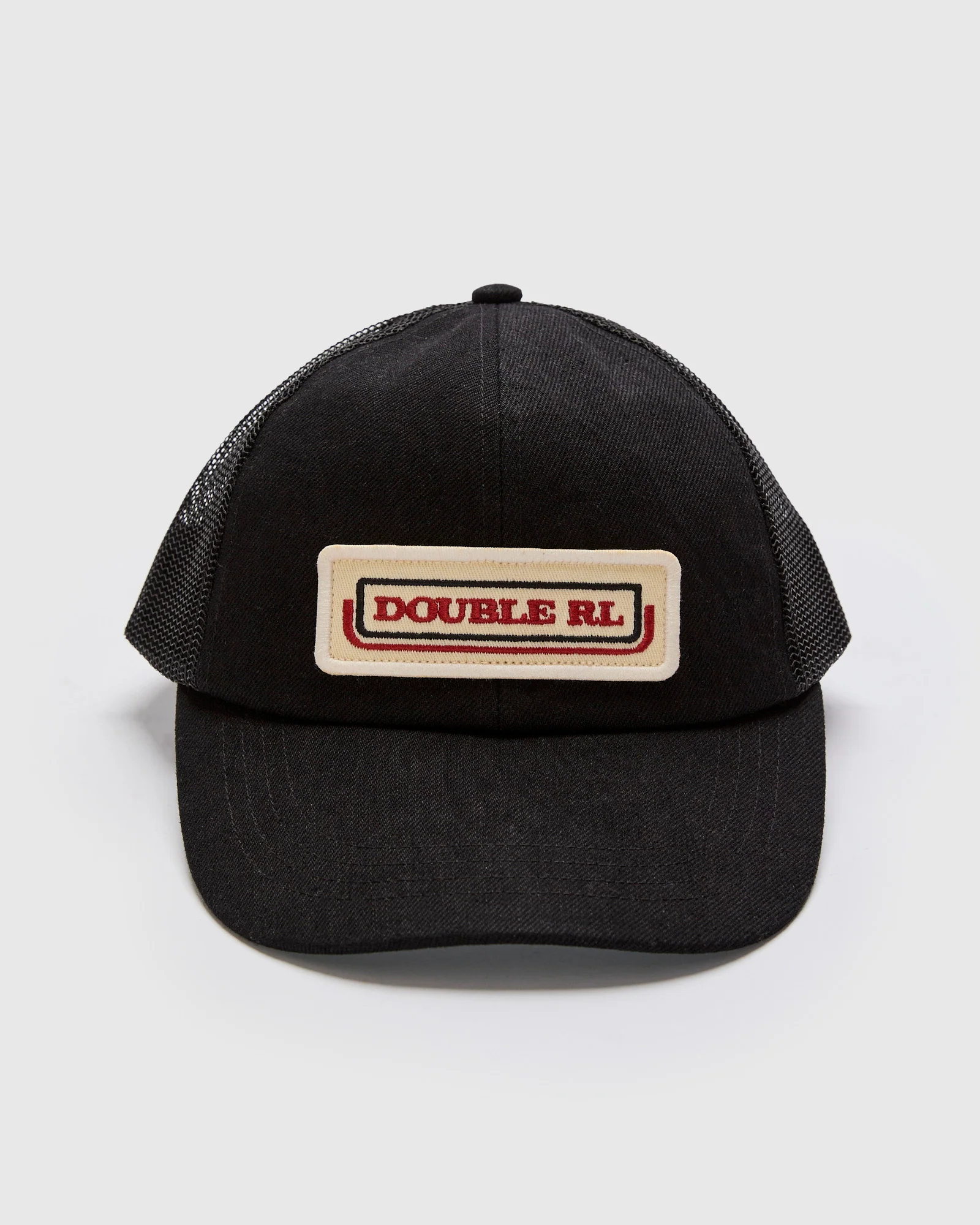 Double RL Trucker Cap in Black - Image 3