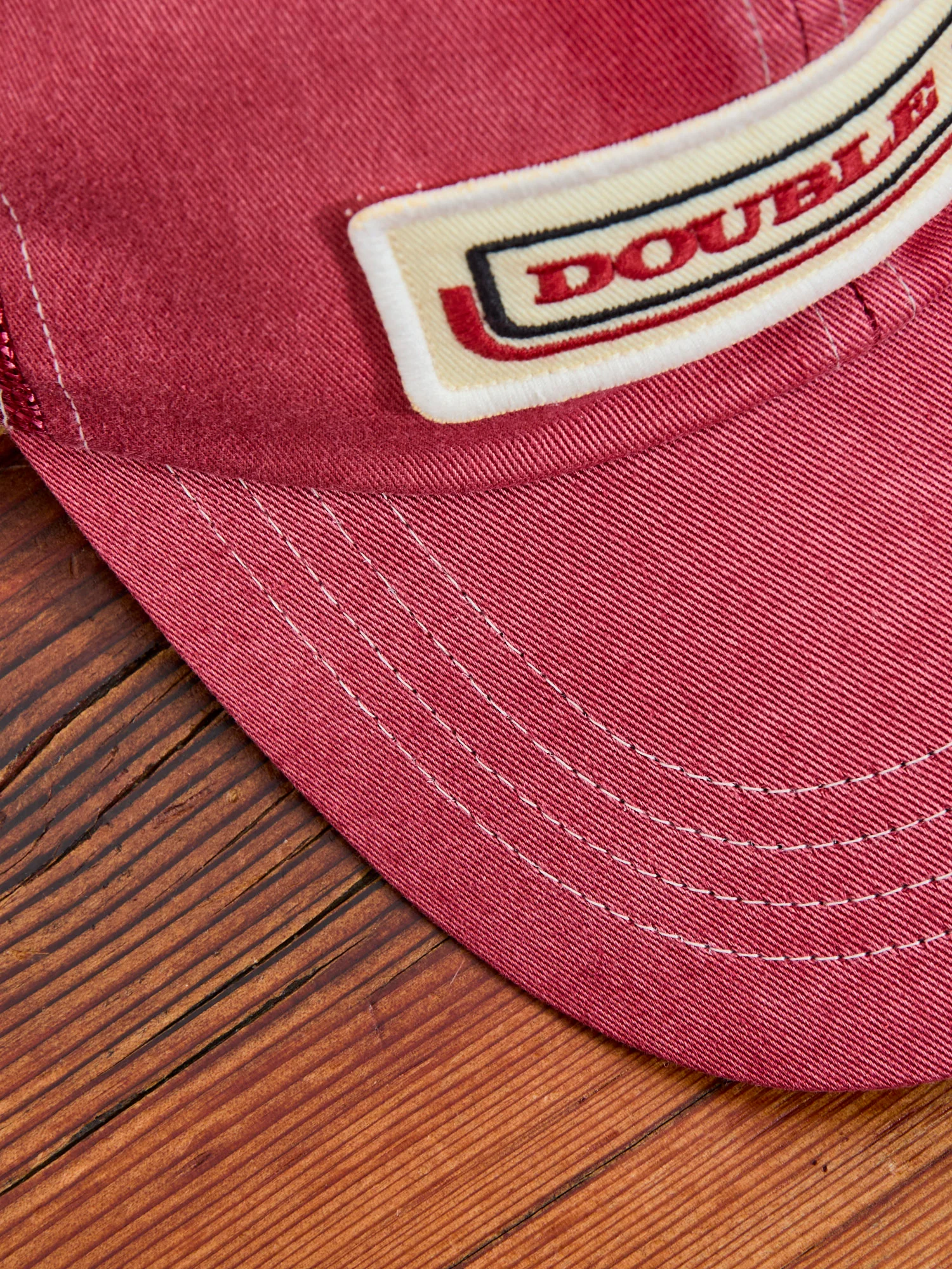 Double RL Trucker Cap in Faded Red - Image 5