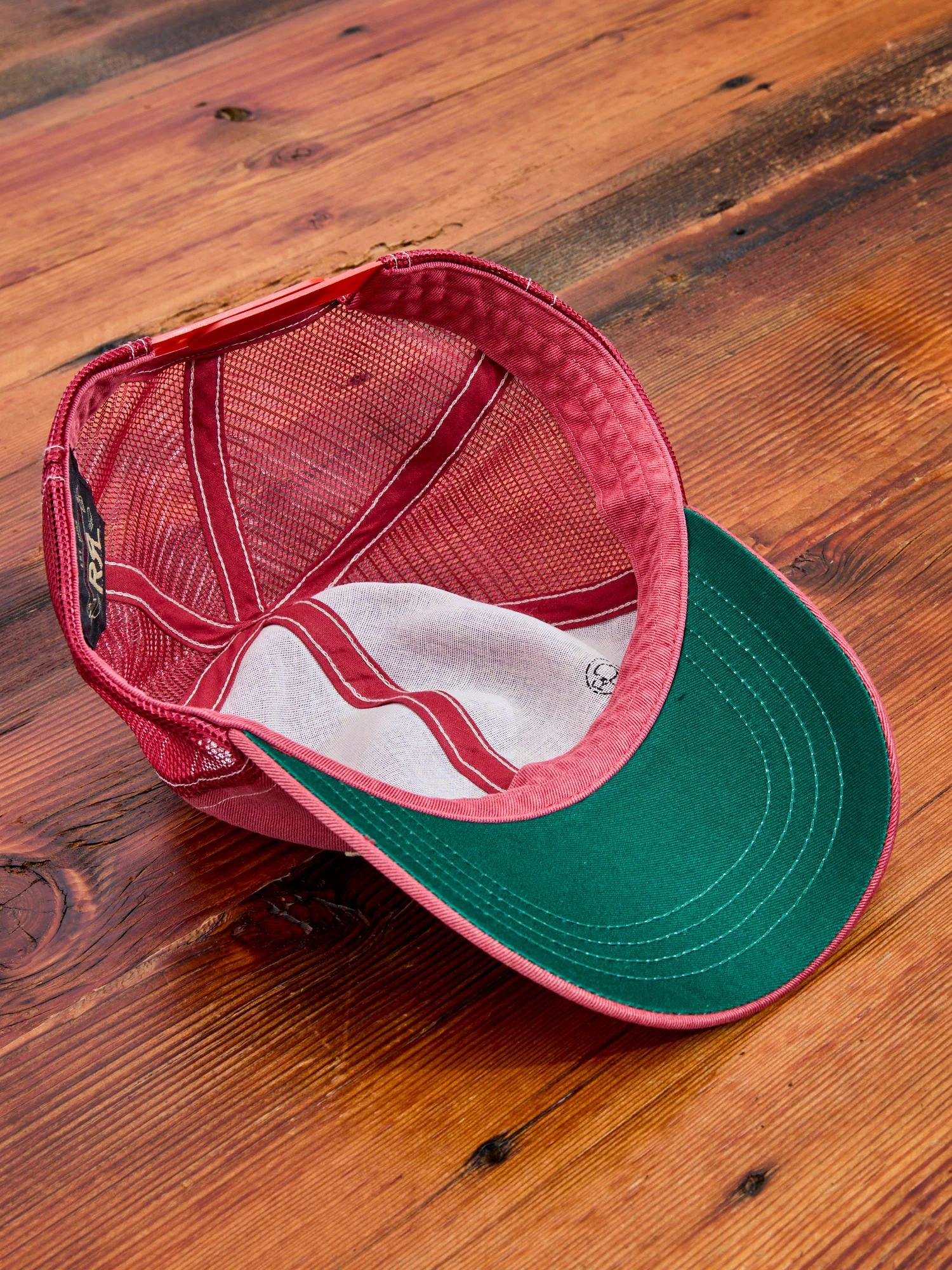 Double RL Trucker Cap in Faded Red - Image 7