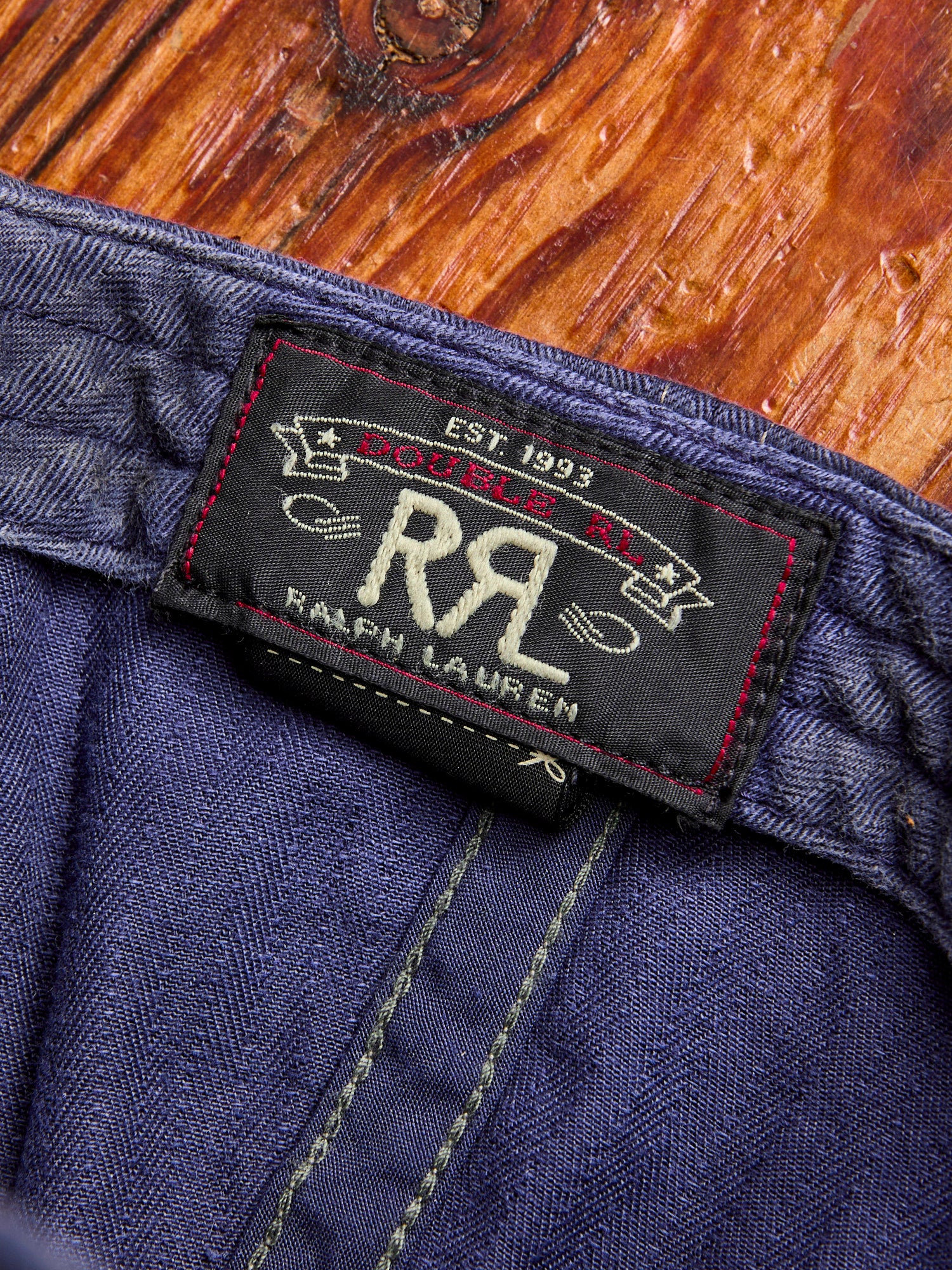 Double RL Two-Tone Cap in Garage Purple - Image 7