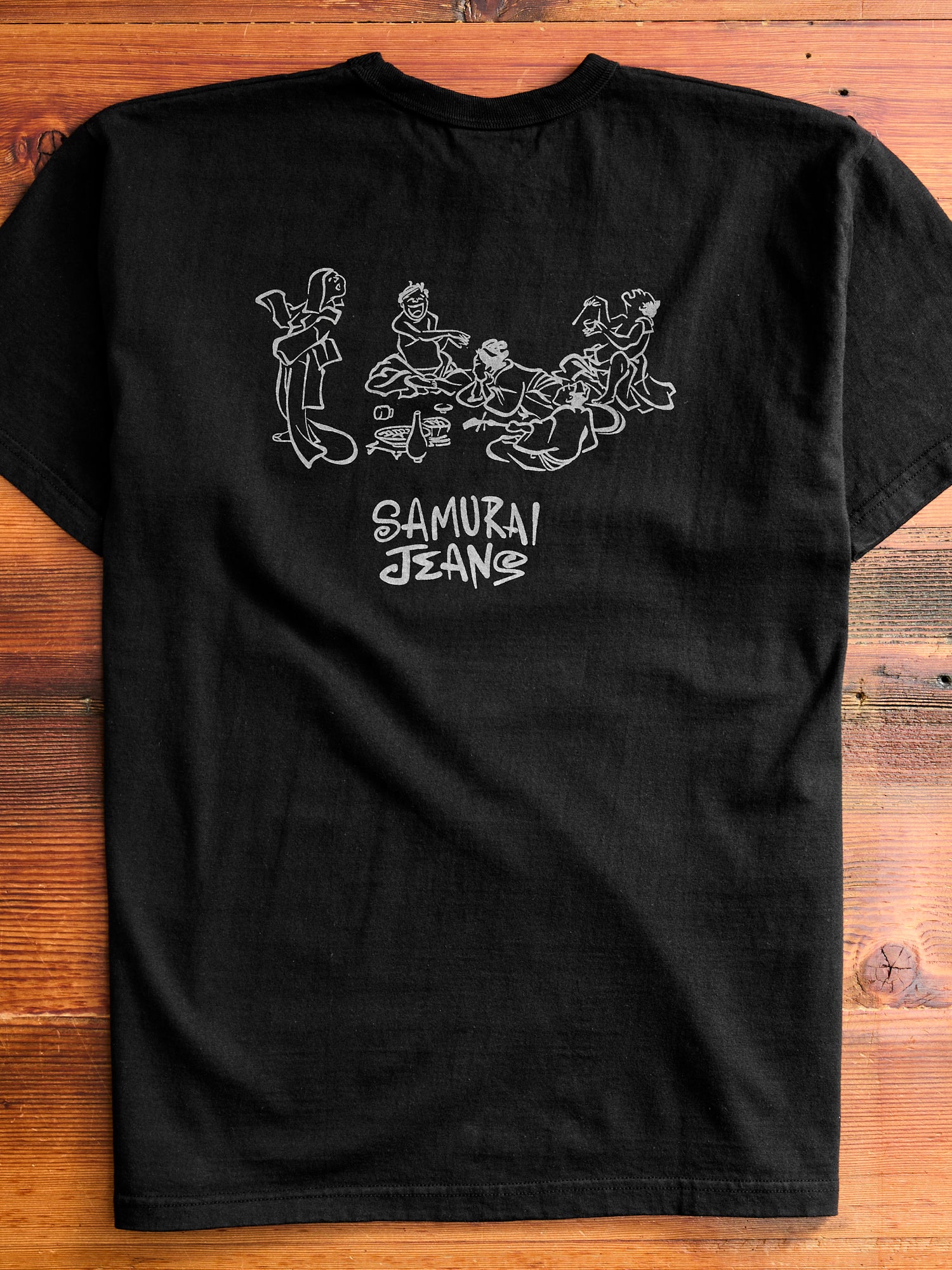 "Drunk" Heavyweight T-Shirt in Black - Image 8