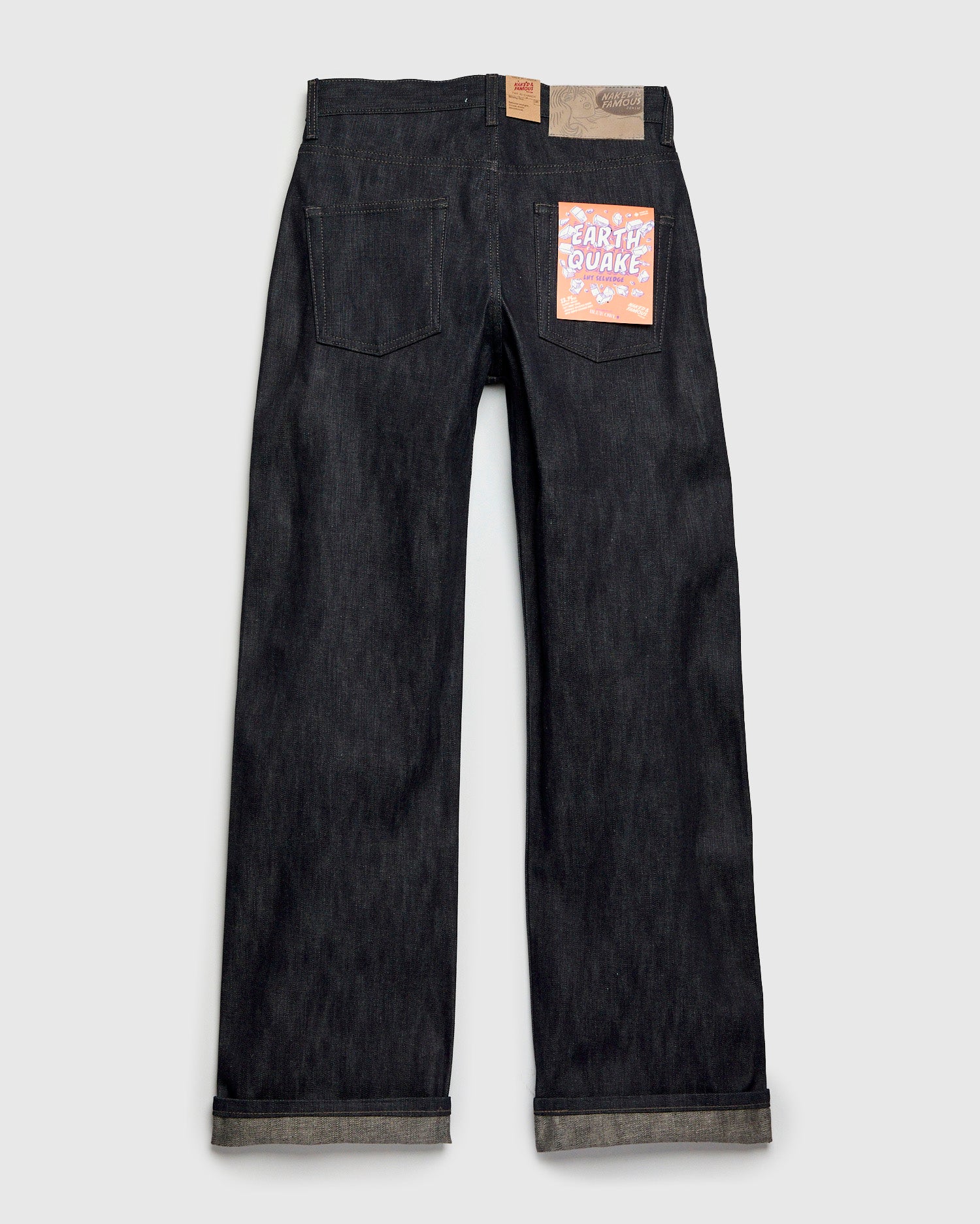 "Earthquake - Left Hand Twill" 13.75oz Slub Selvedge Denim - Strong Guy Fit - Image 3