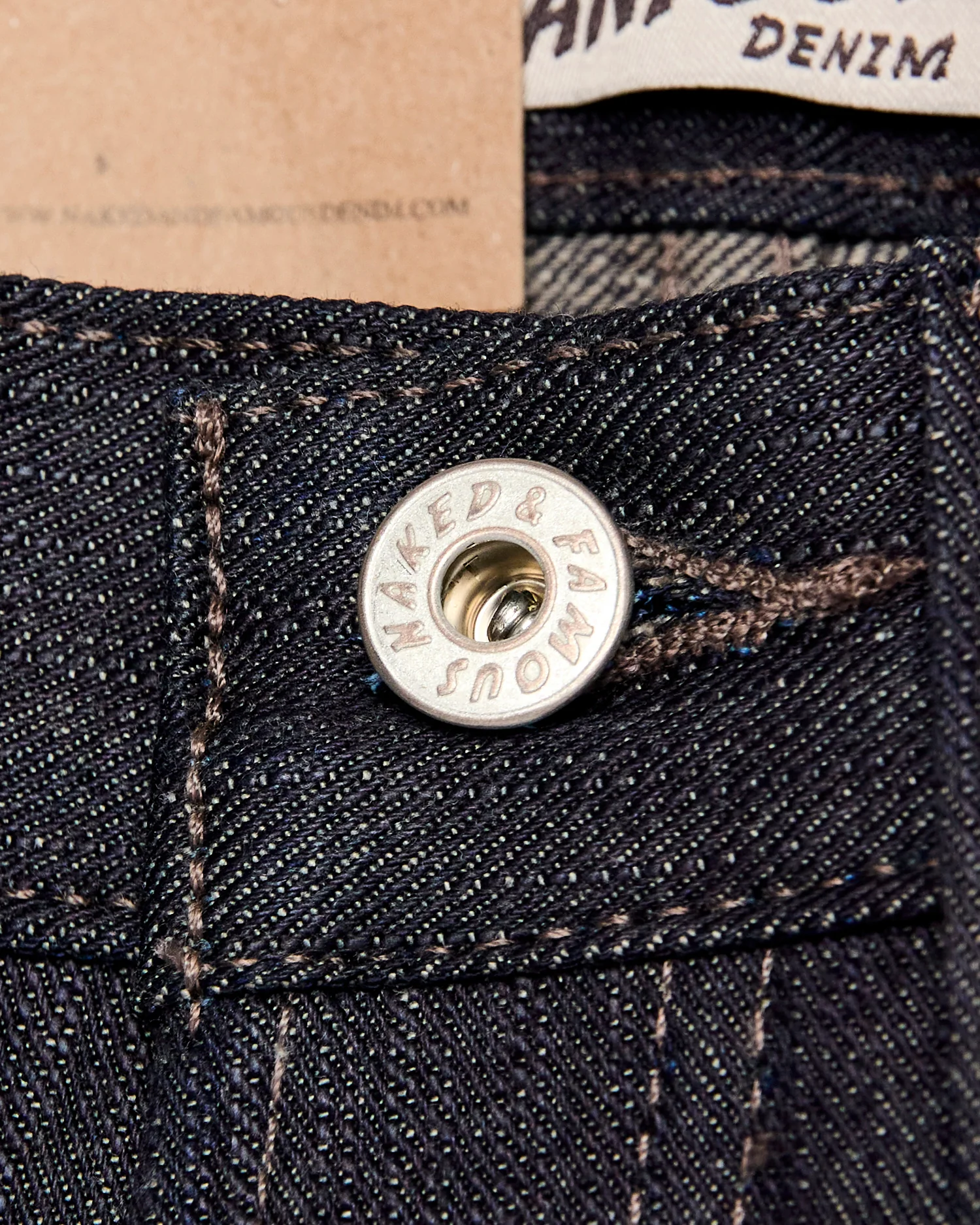"Earthquake - Left Hand Twill" 13.75oz Slub Selvedge Denim - Strong Guy Fit - Image 8