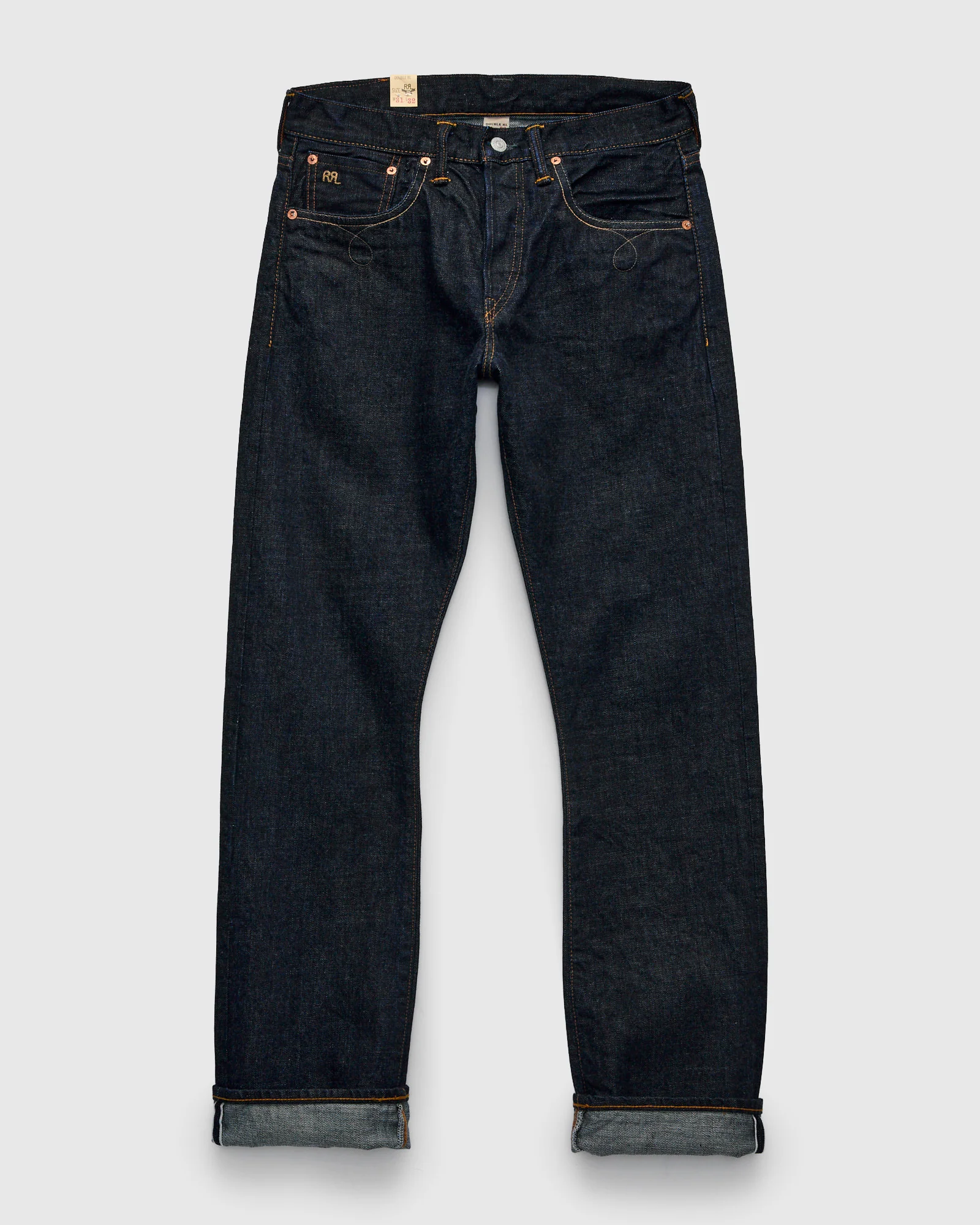 "East-West" 16oz Rinsed Selvedge Denim - Slim Bootcut Fit - Image 2