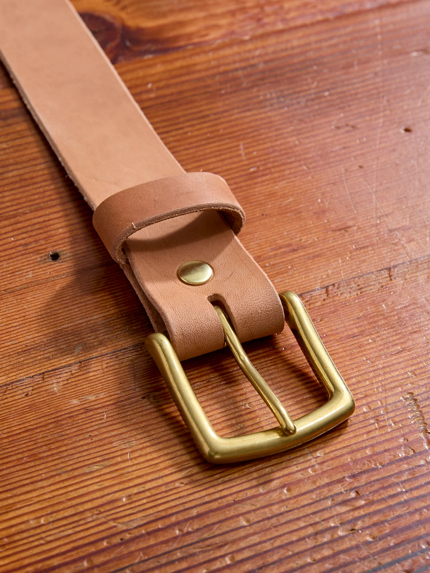 Essential Belt in Natural Horsehide - Image 5