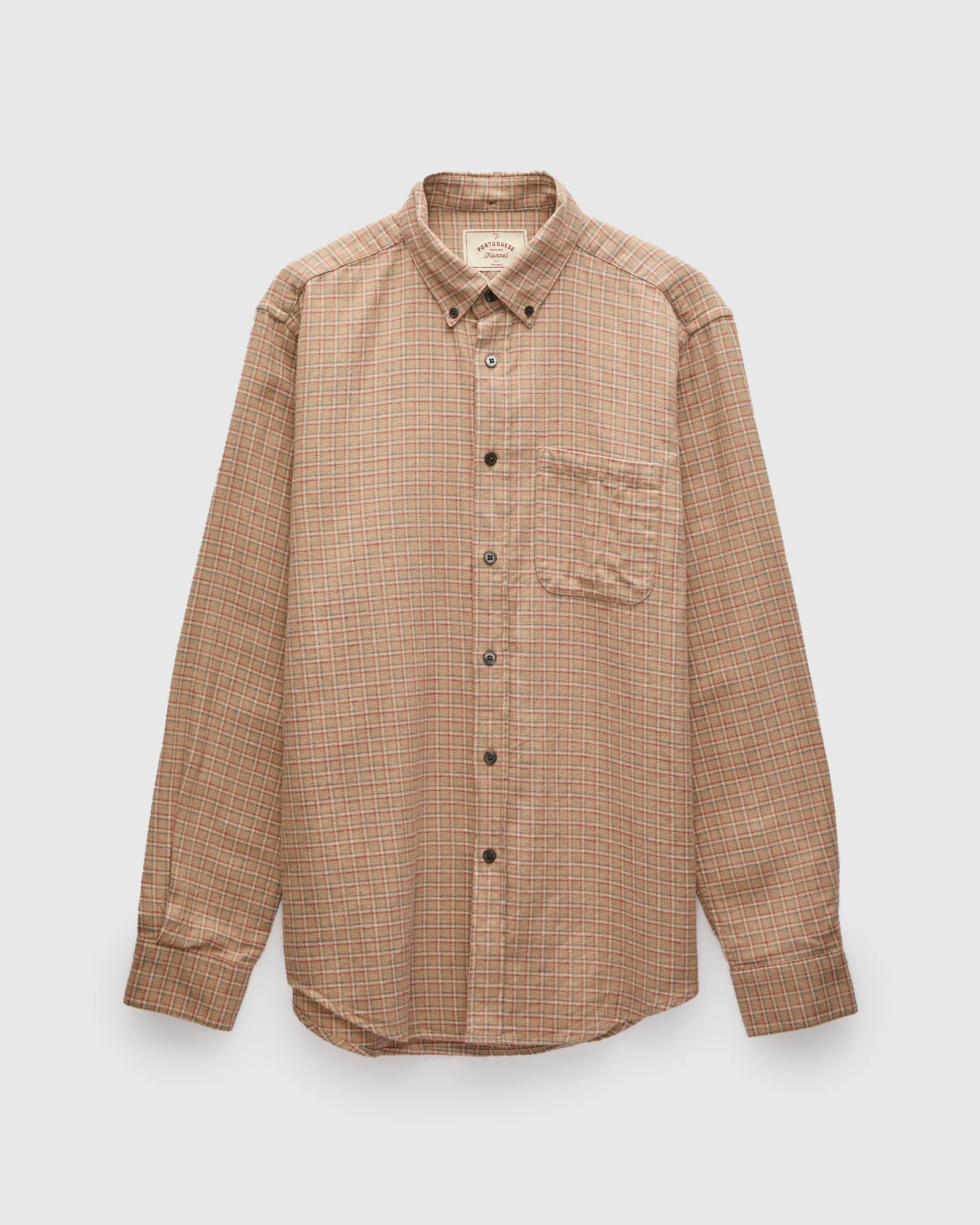 Estudo Button-Up Shirt in Red