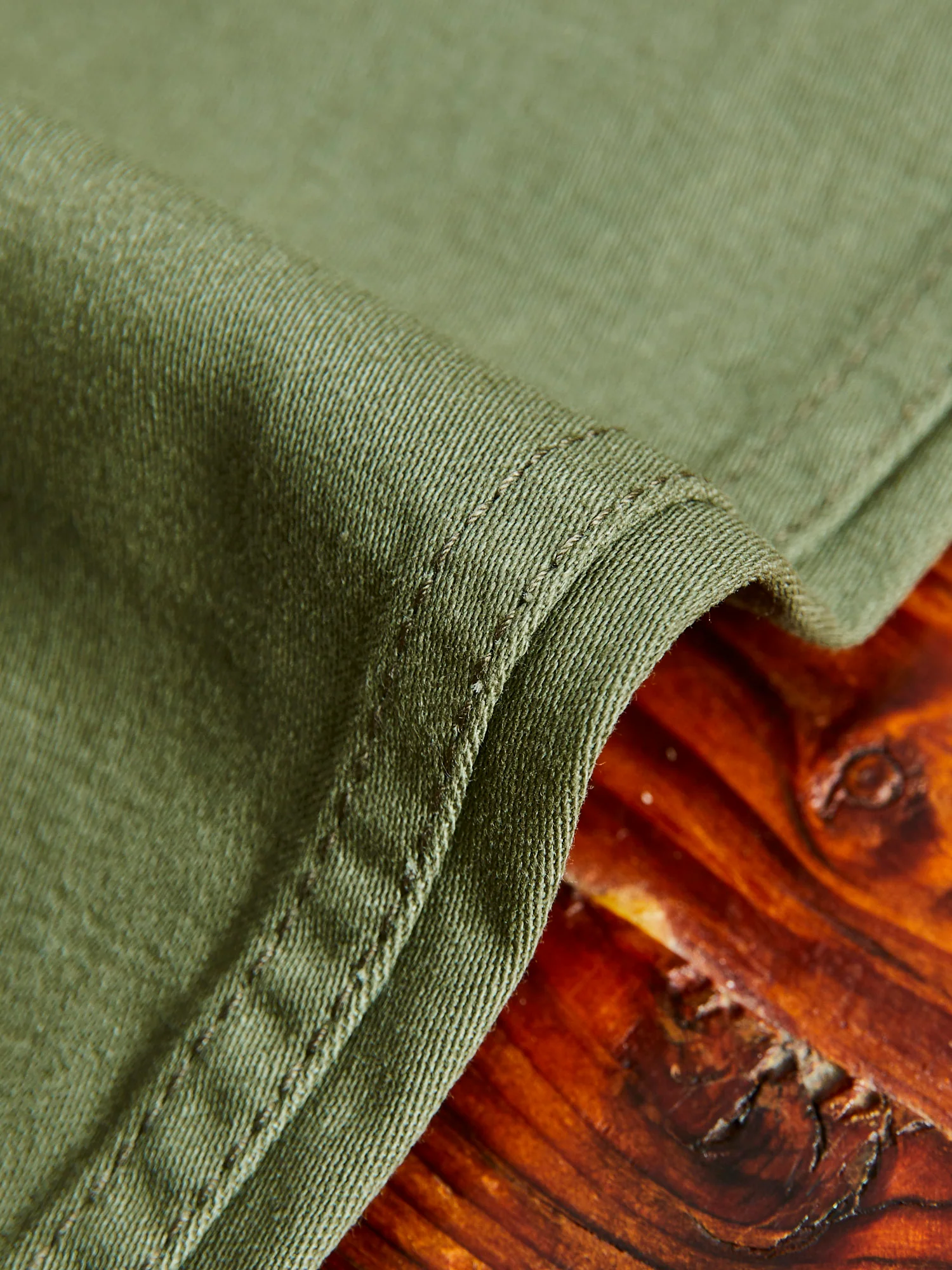 Explorer 10P Pants in Olive Backsatin - Image 8
