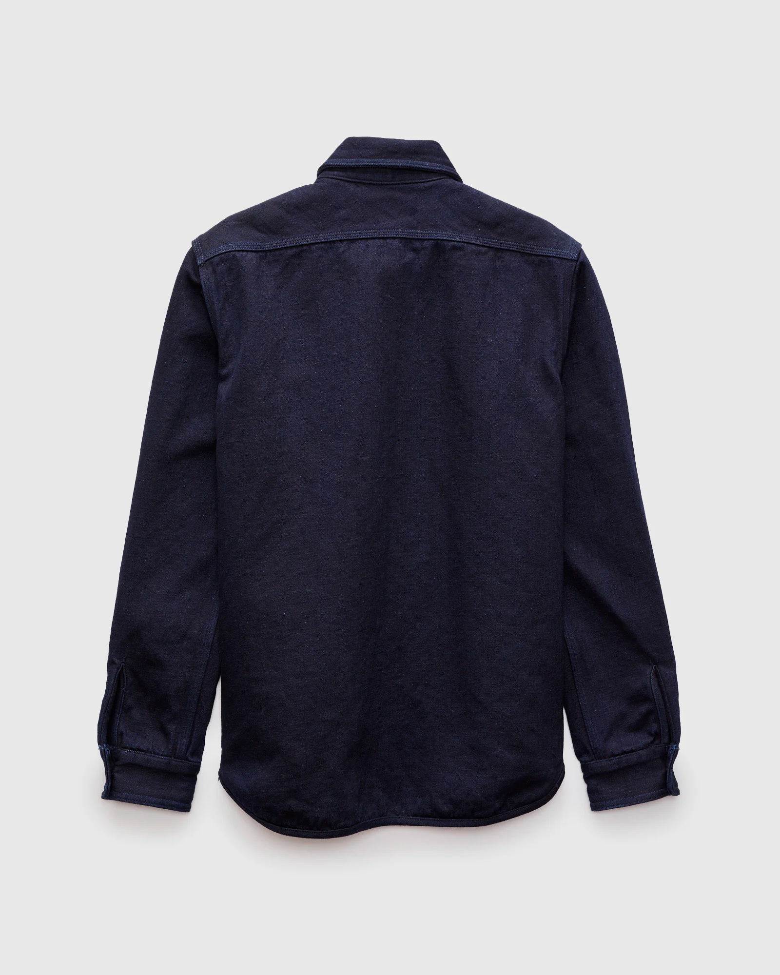 Extra Heavy Tricotine Shirt in Indigo - Image 2