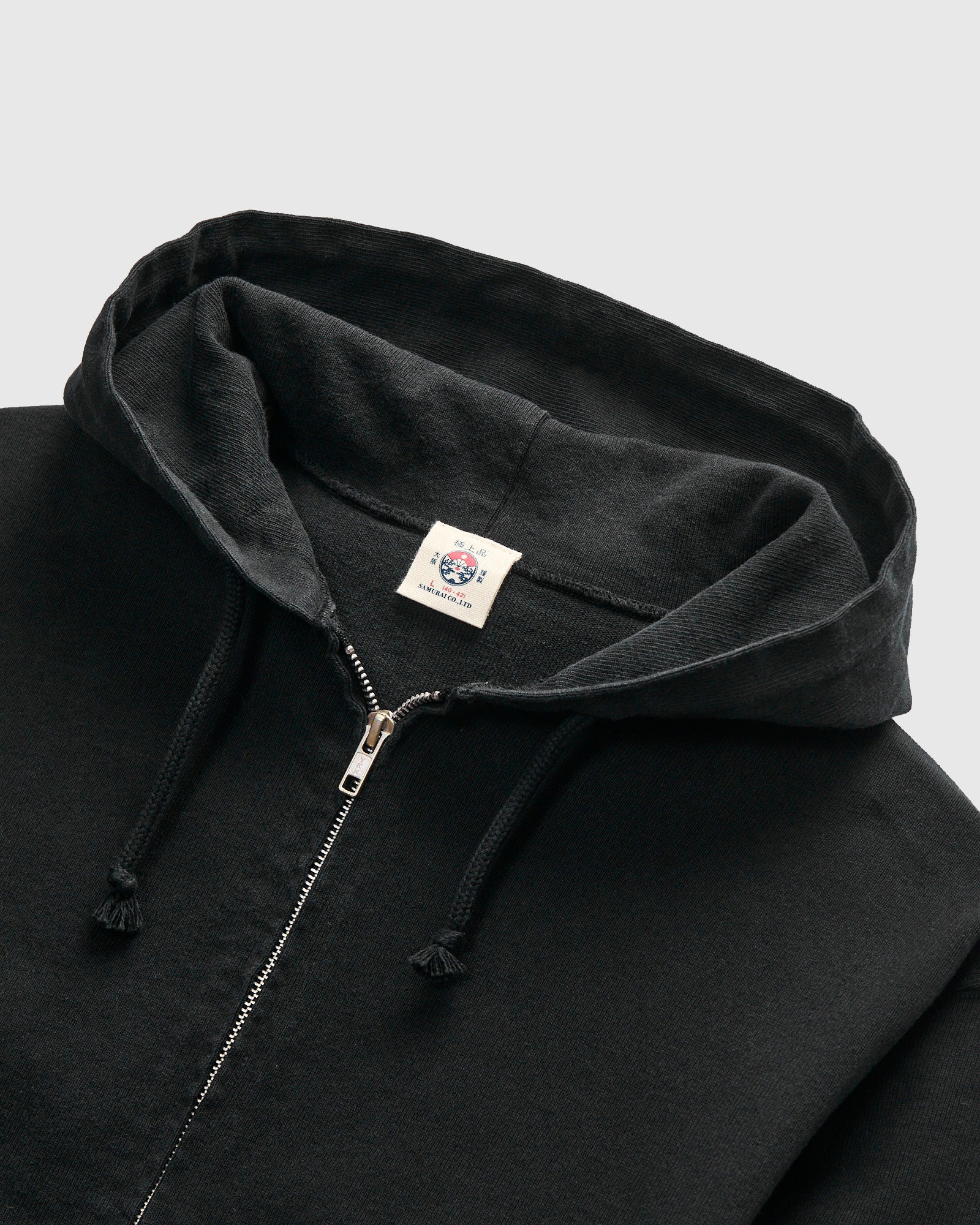 Extra Heavyweight Solid Hoodie in Black - Image 3