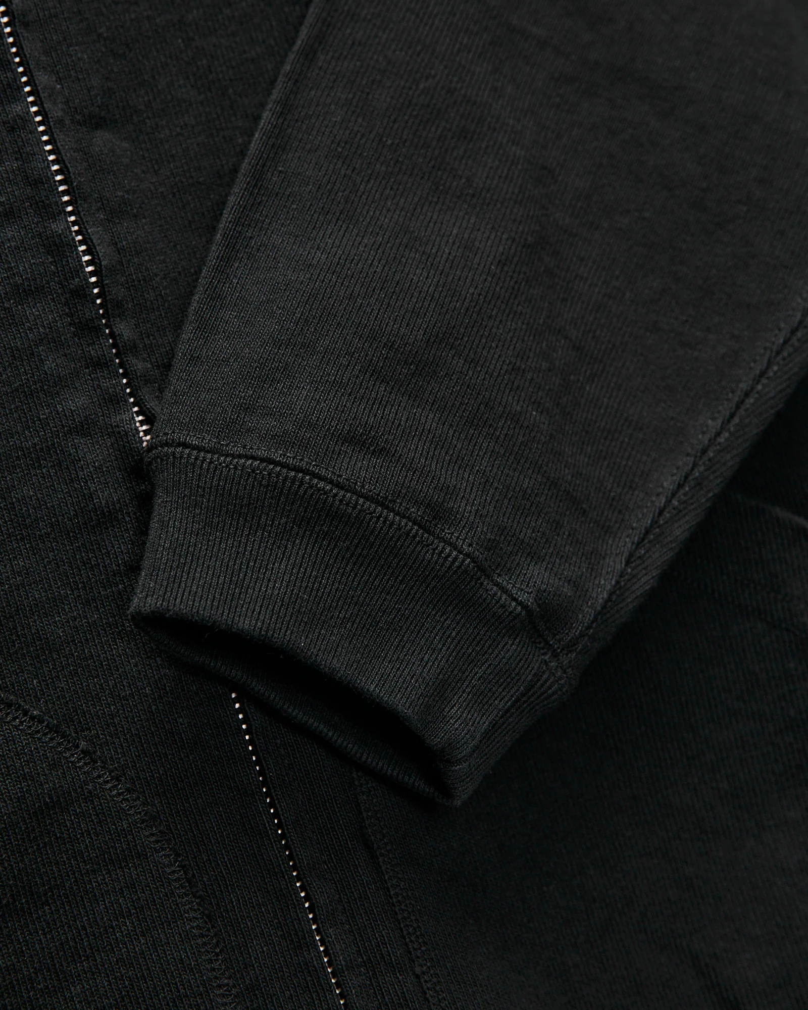 Extra Heavyweight Solid Hoodie in Black - Image 6