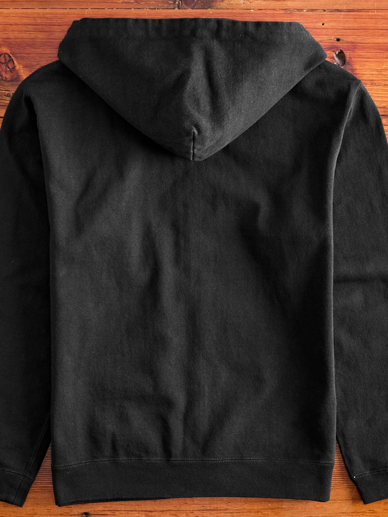 Extra Heavyweight Jersey Zip Hoodie in Black - Image 9