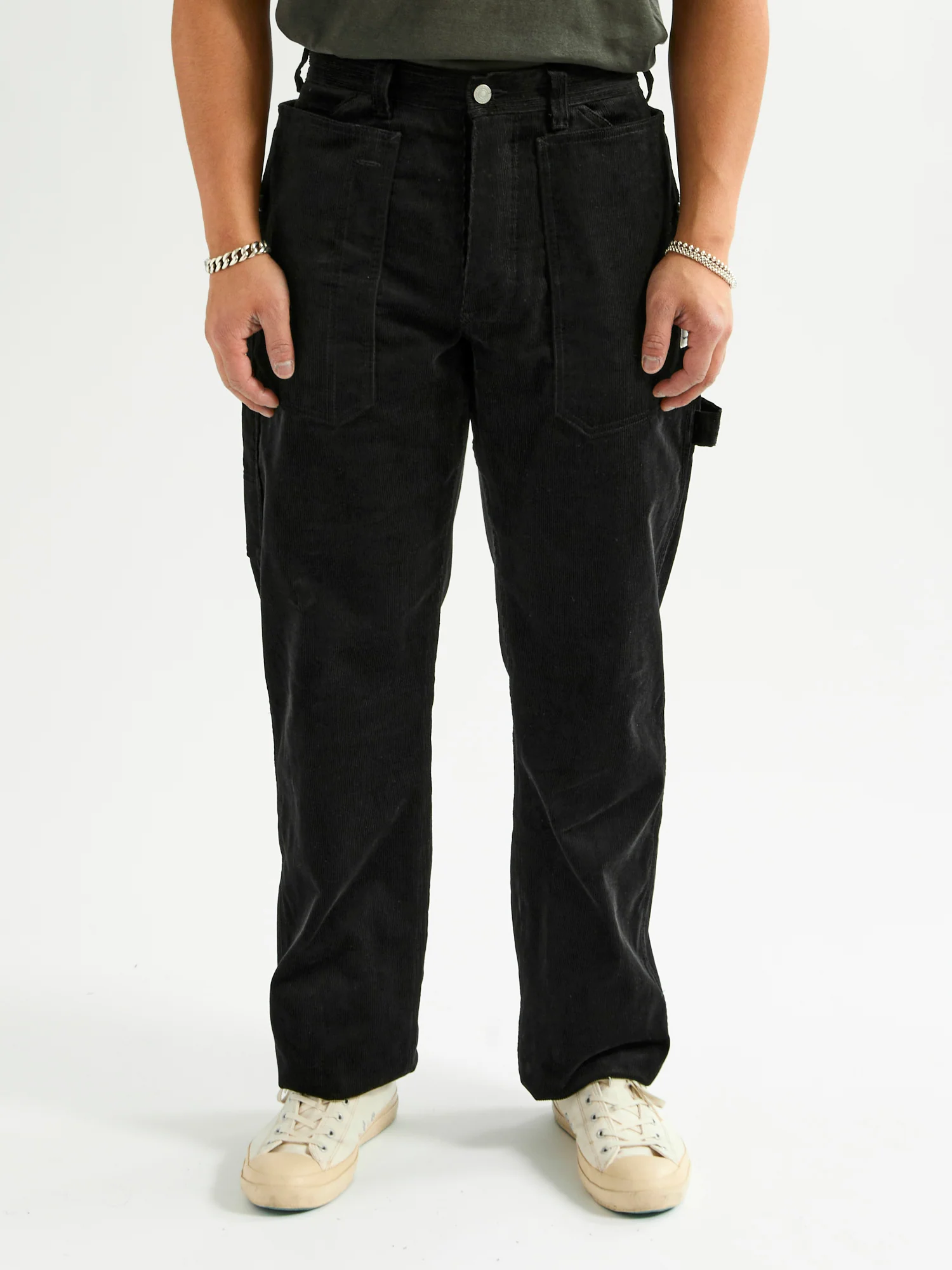 Fall Leaf Gardener Pants in Black 14W Corduroy - Image 2