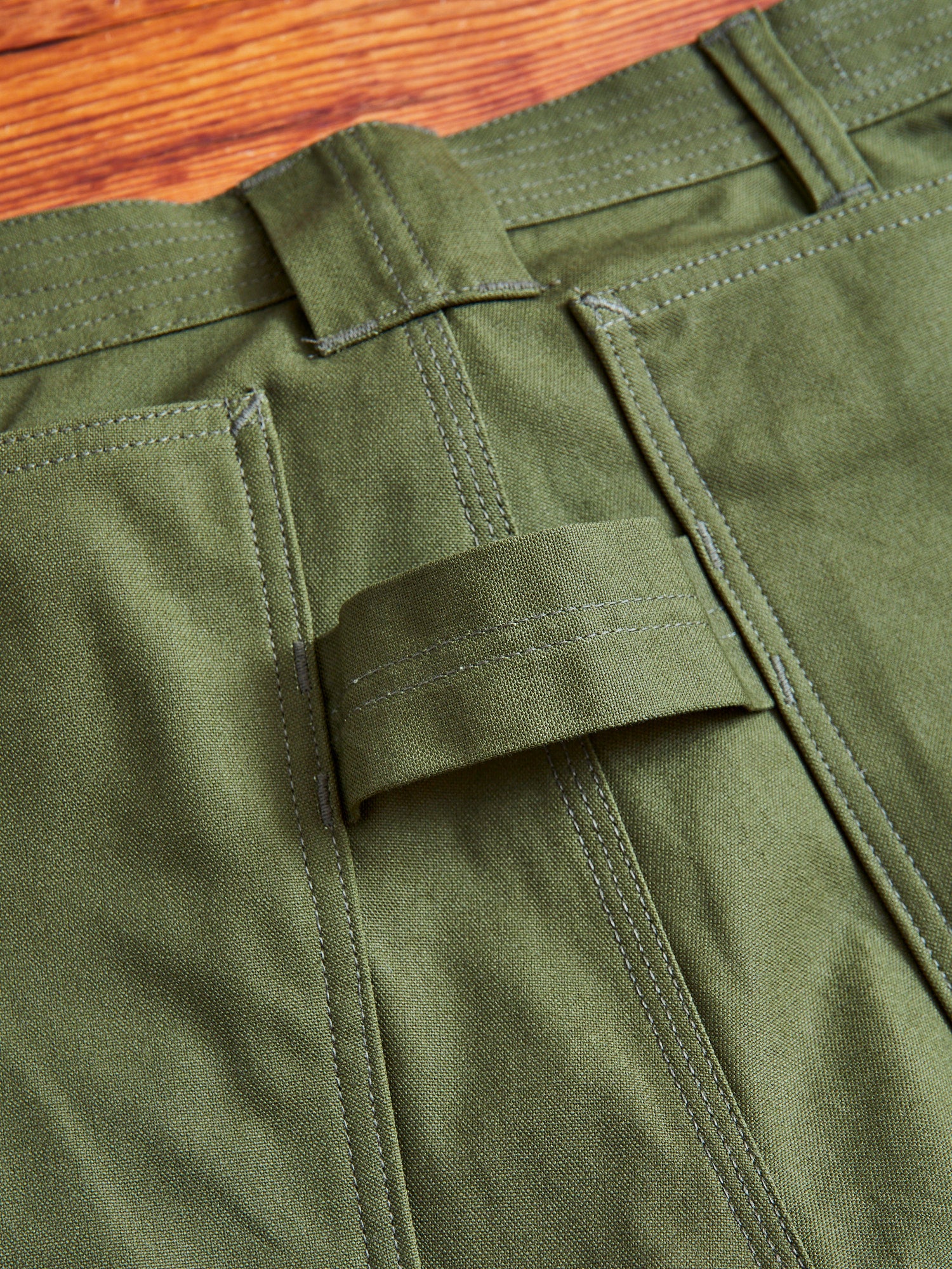 Fall Leaf Tough Pants in Olive Duck Canvas - Image 13