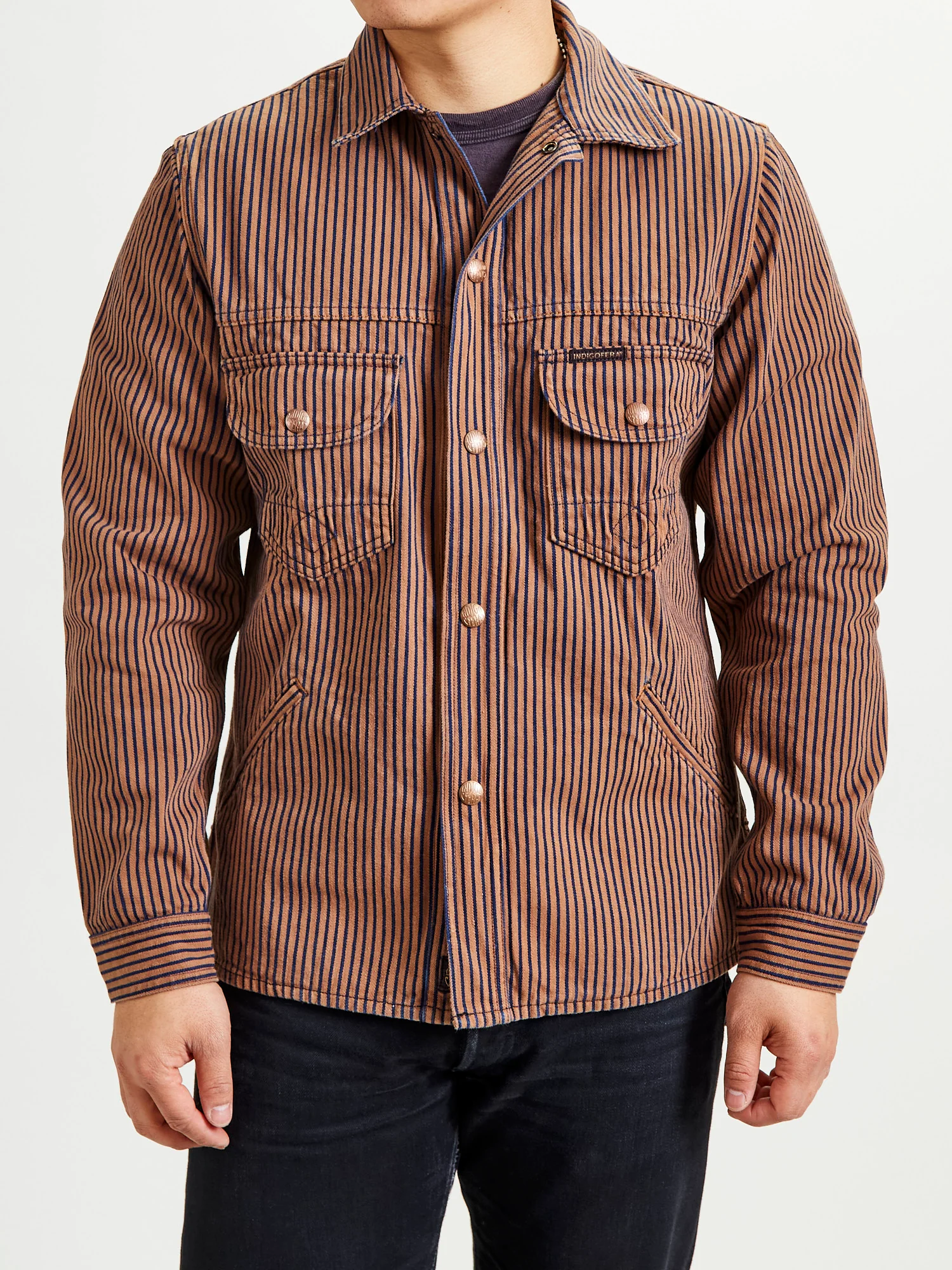 Fargo Trucker in Groot Indigo - Image 2
