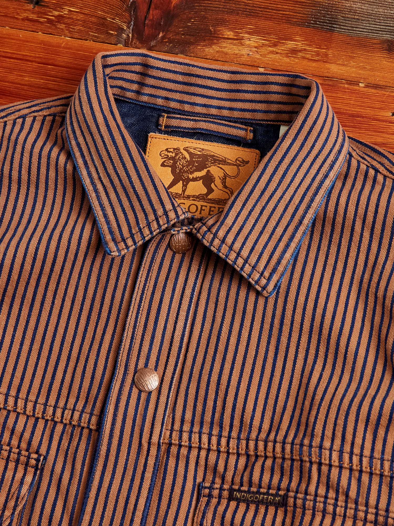 Fargo Trucker in Groot Indigo - Image 3
