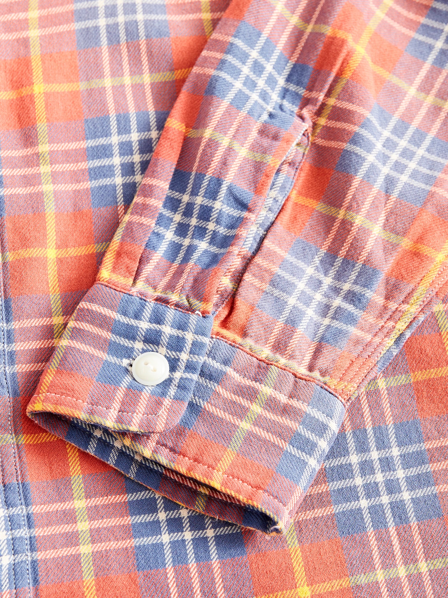 Farrell Work Shirt in Red/Blue - Image 8