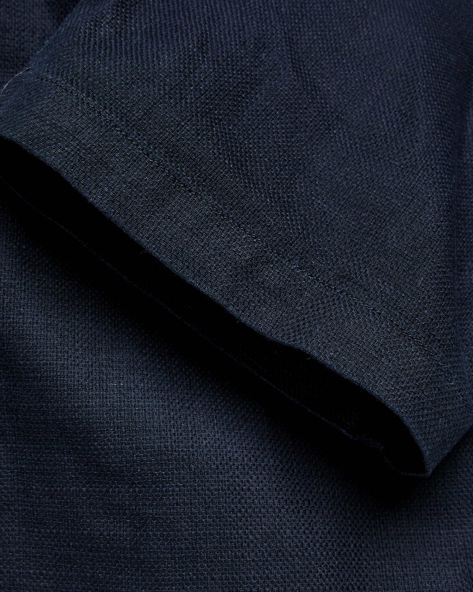 Fatigue Pants in Dark Navy Cotton Linen Java Cloth - Image 9