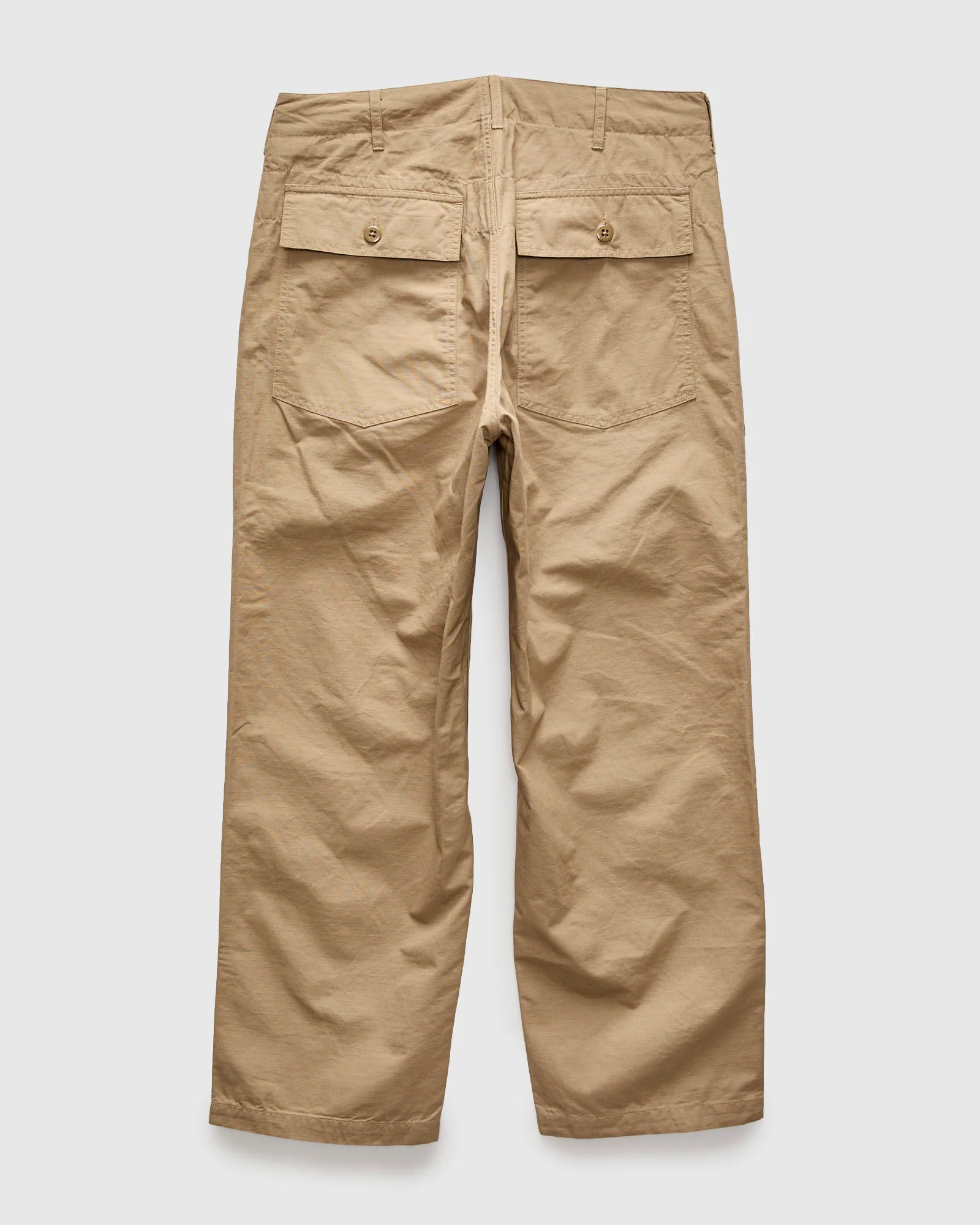 Fatigue Pants in Khaki Cotton Ripstop - Image 2