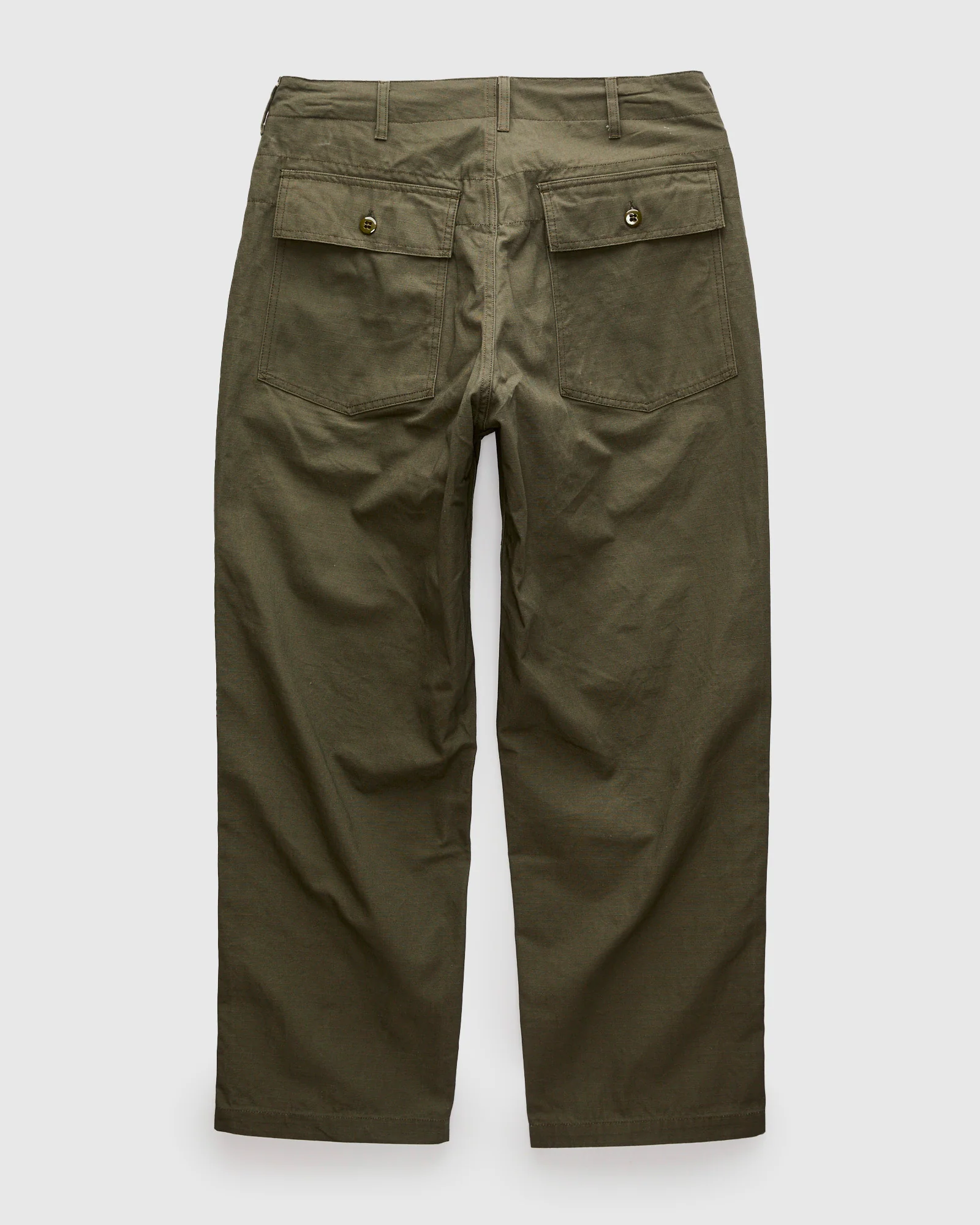 Fatigue Pants in Olive Heavyweight Cotton Ripstop - Image 2