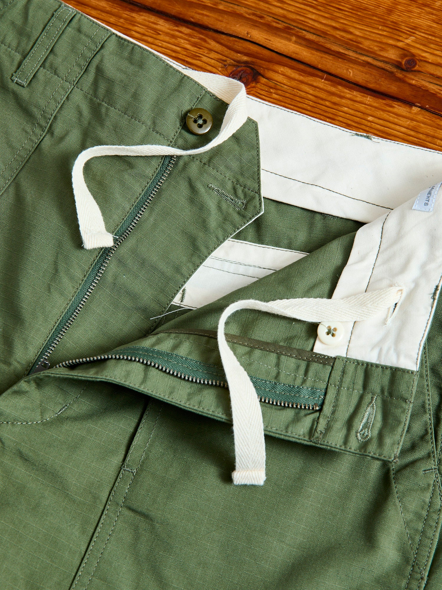 Fatigue Shorts in Olive Cotton Ripstop - Image 5