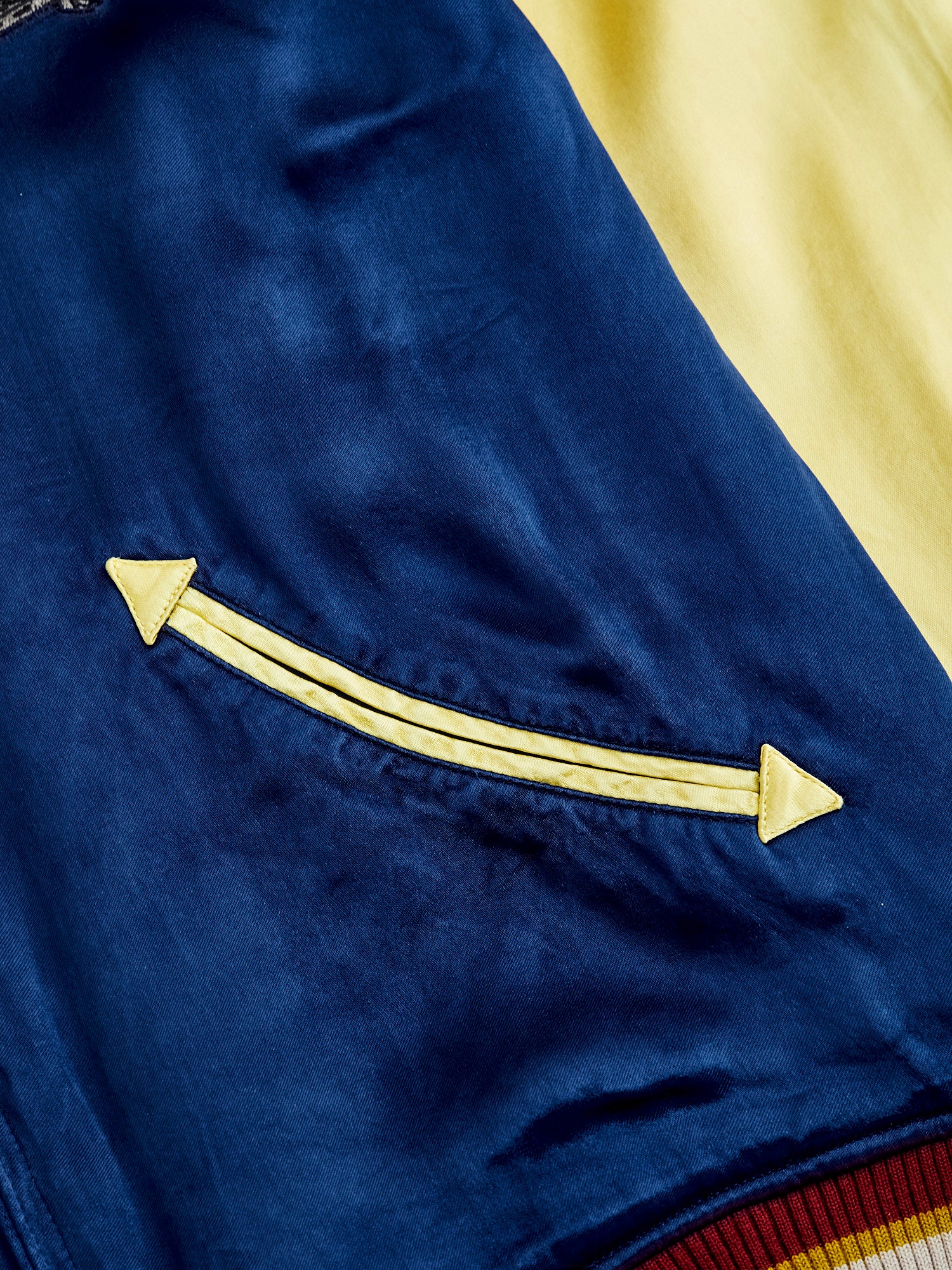 "Festival" Reversible Sukajan Souvenir Jacket in Blue/Purple - Image 19