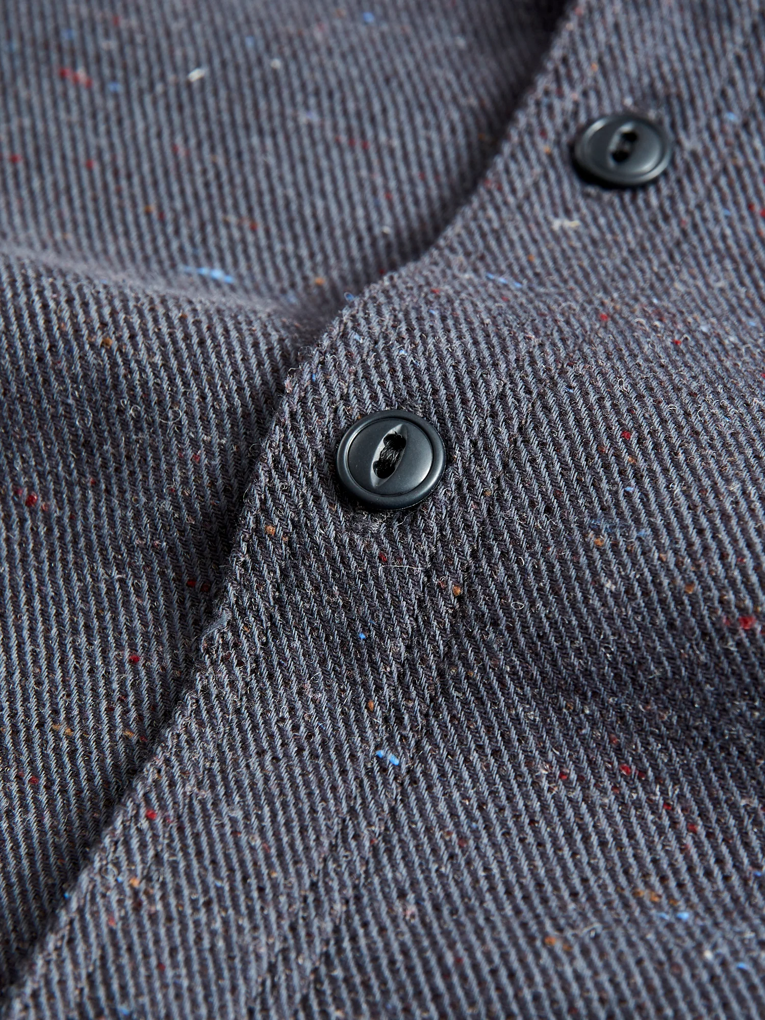 "Field Shirt" in Grey Rainbow Nep - Image 5