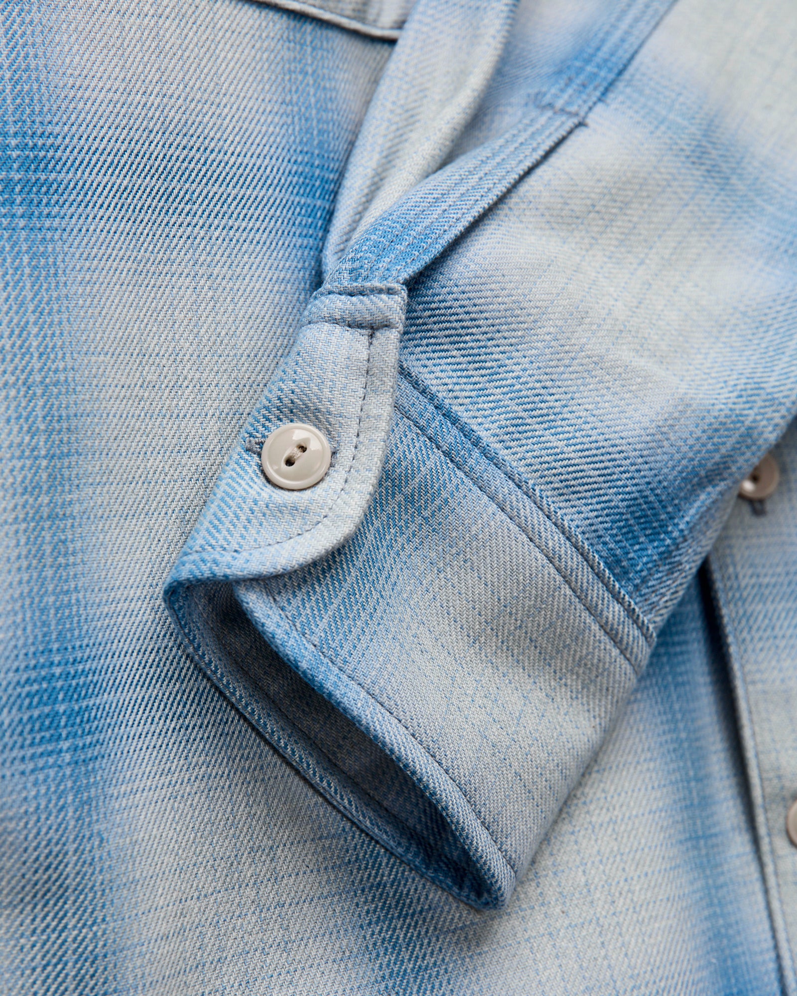 "Field Shirt" in Sky Blue Shadow Plaid - Image 6